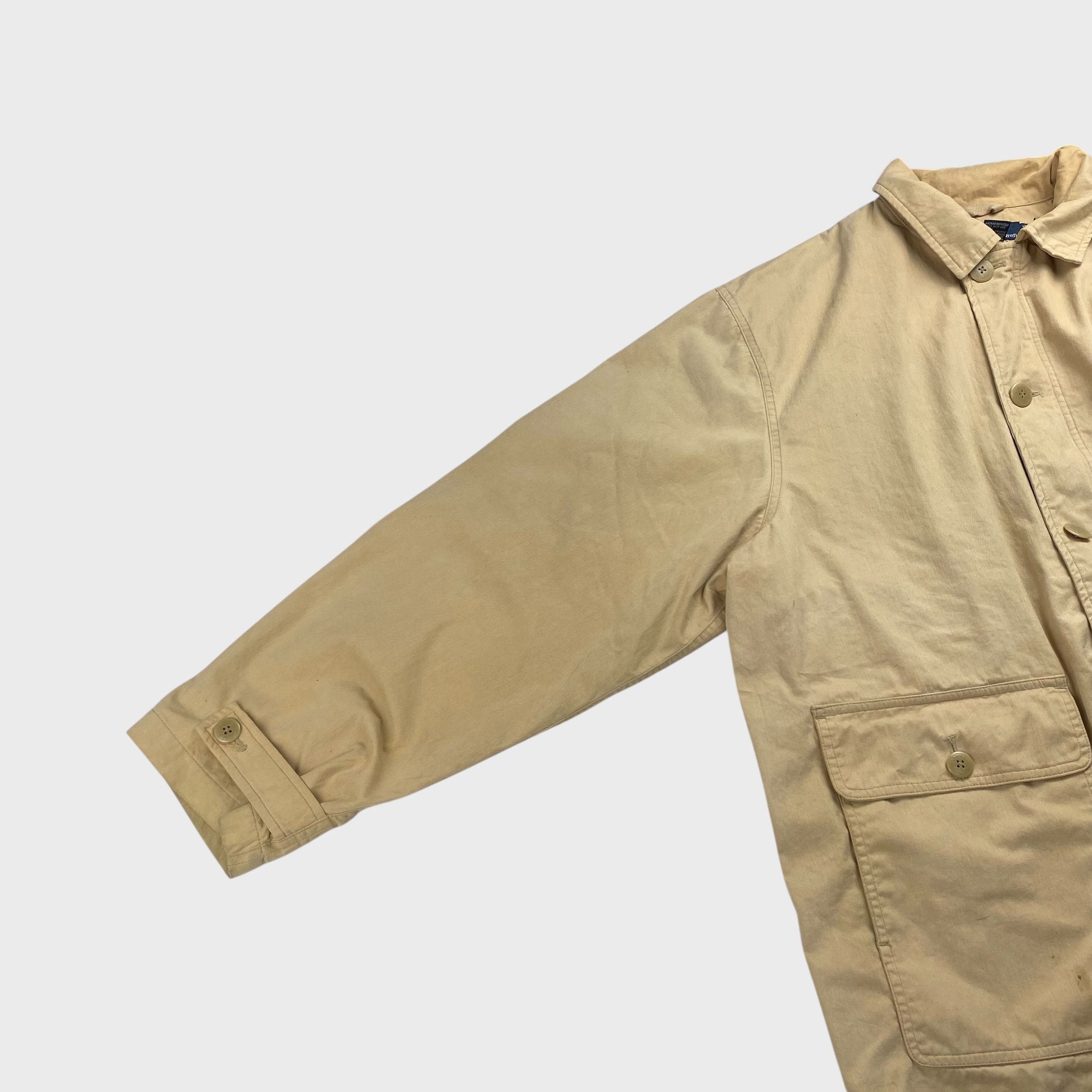 Ralph Lauren POLO by Ralph Lauren Beige Mid-Length Hunting Jacket Size XL Size US XL / EU 56 / 4 - 3 Thumbnail