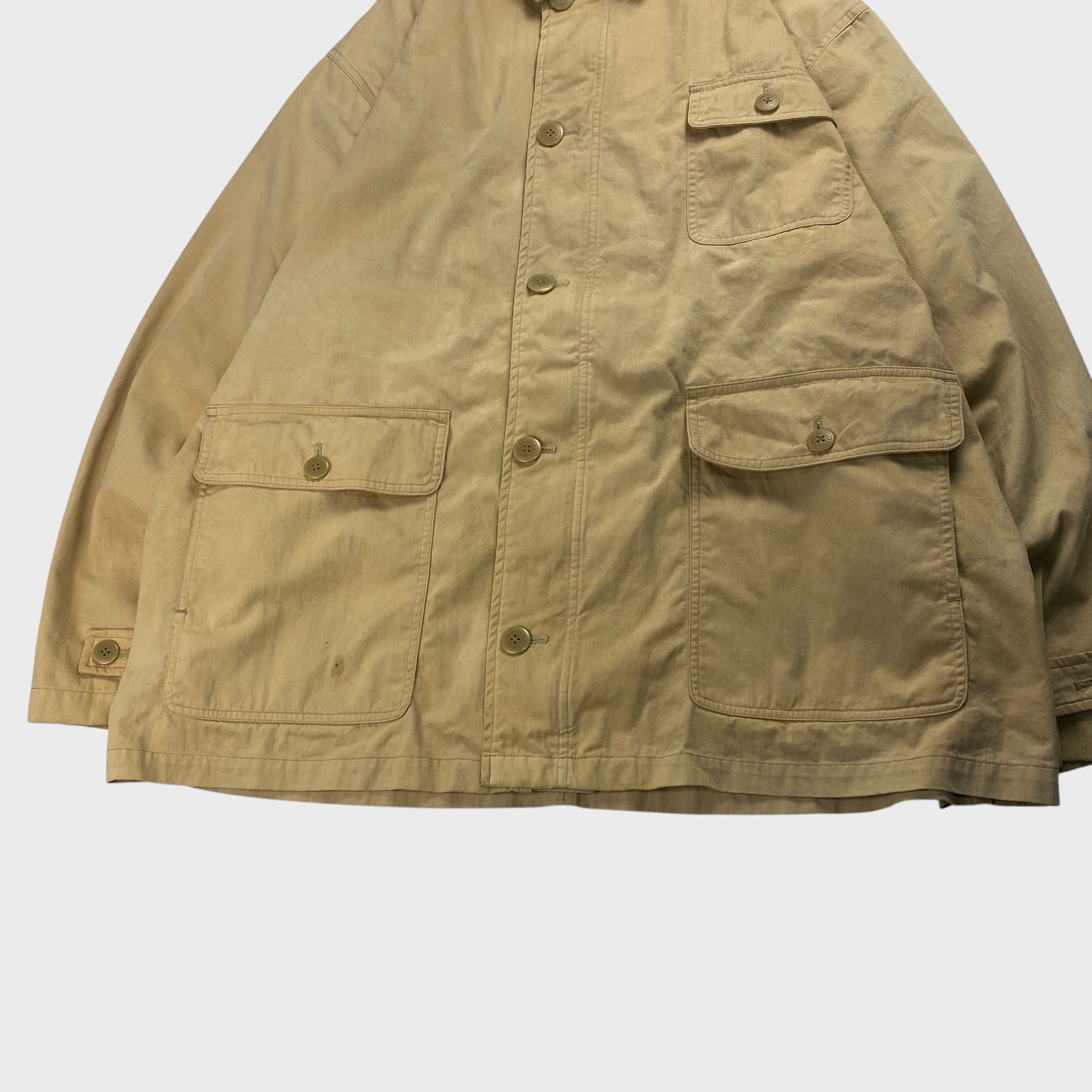 Ralph Lauren POLO by Ralph Lauren Beige Mid-Length Hunting Jacket Size XL Size US XL / EU 56 / 4 - 5 Thumbnail