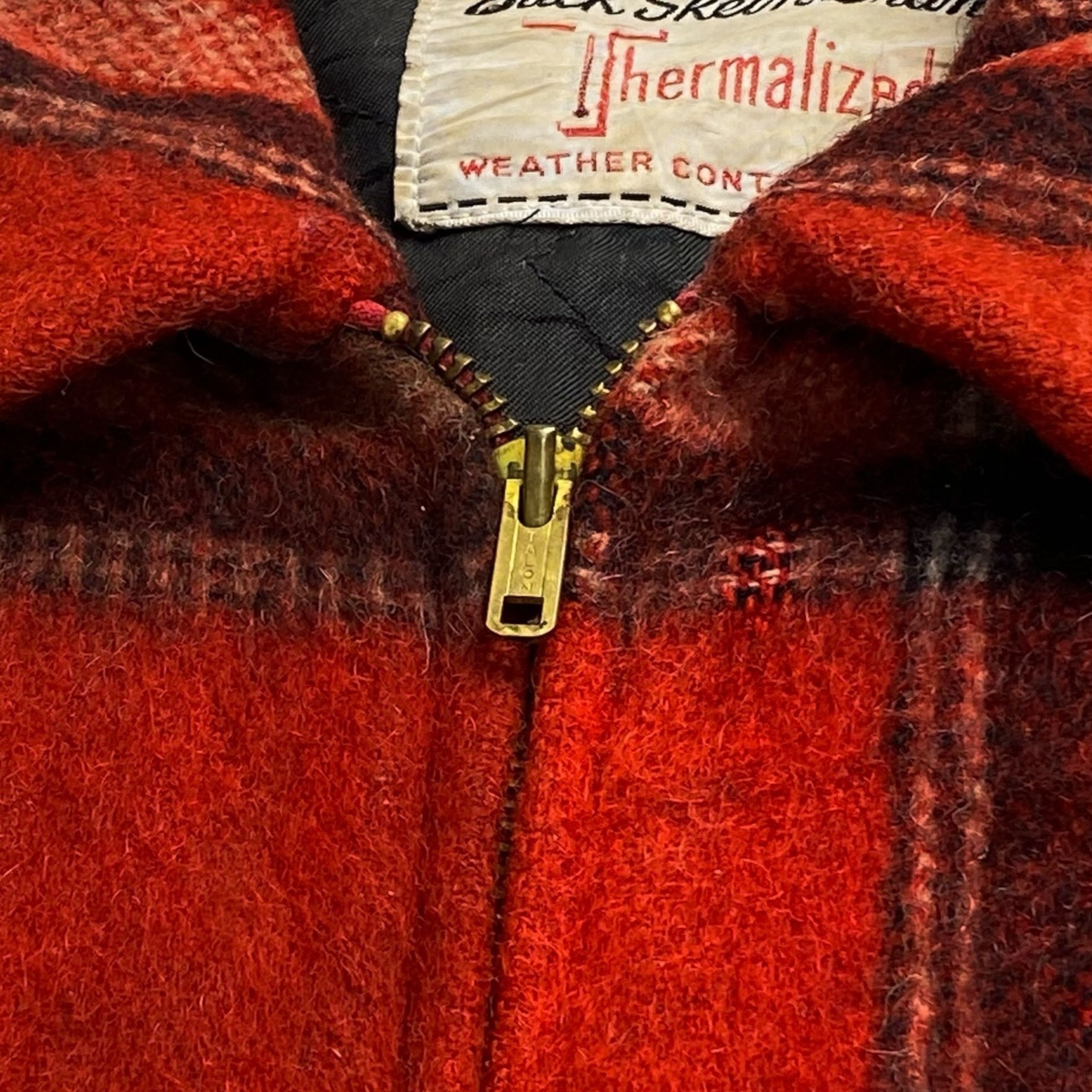 Vintage Buck Skin Brand 60s Plaid Wool Jacket Talon Zipper Size L Size US L / EU 52-54 / 3 - 5 Thumbnail
