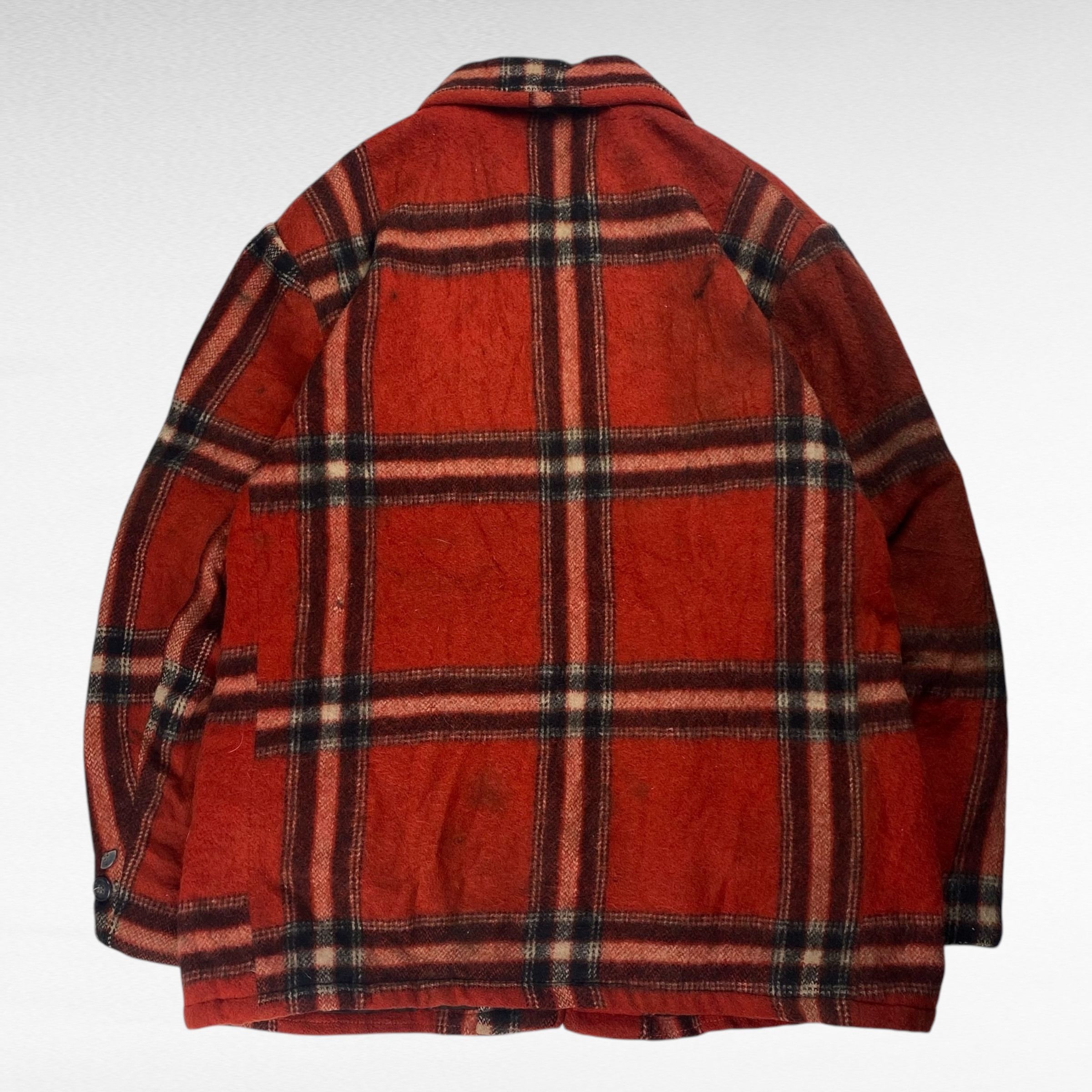 Vintage Buck Skin Brand 60s Plaid Wool Jacket Talon Zipper Size L Size US L / EU 52-54 / 3 - 2 Thumbnail