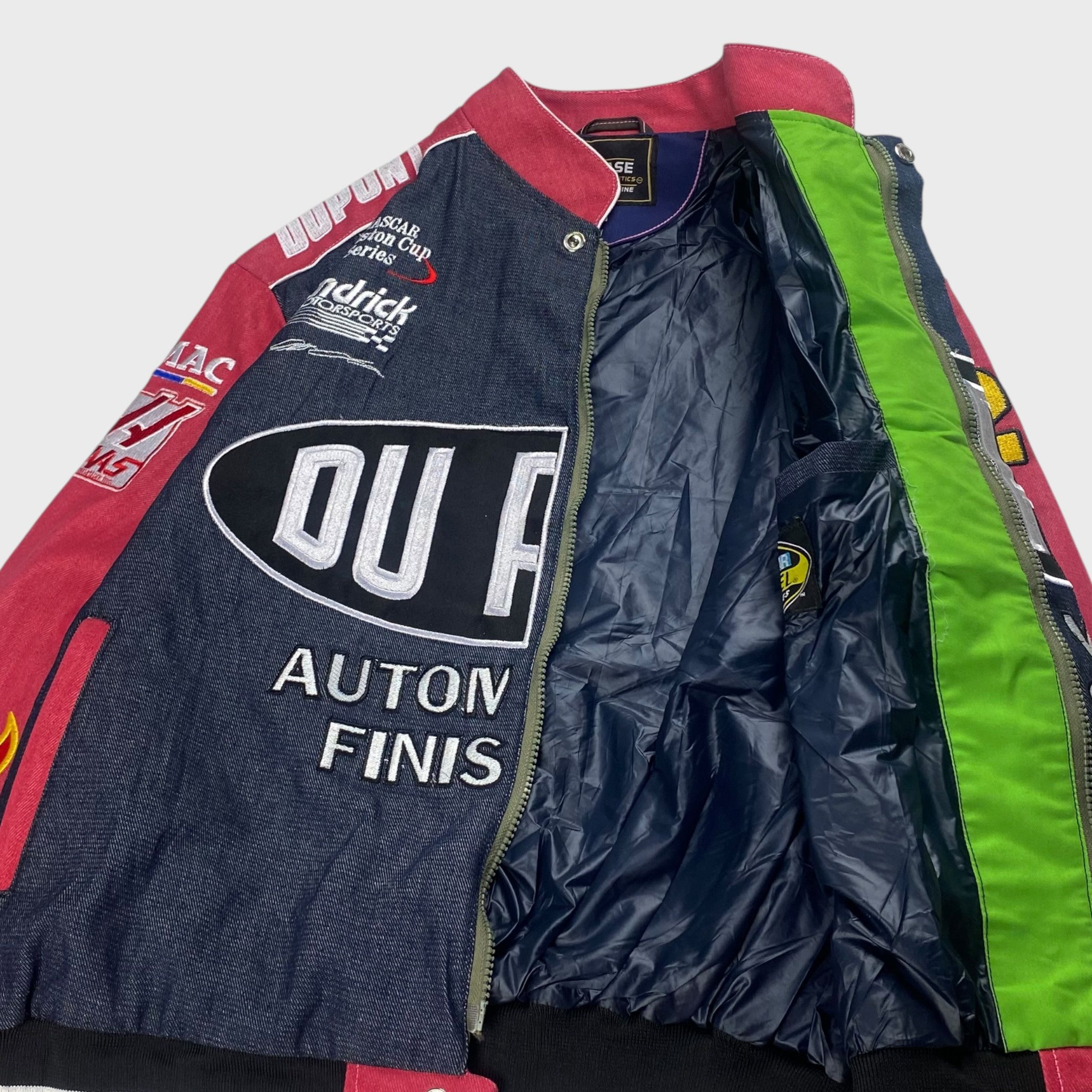 Vintage CHASE 90s-00s Jeff Hamilton NASCAR Fire Pattern Size L Size US L / EU 52-54 / 3 - 4 Thumbnail