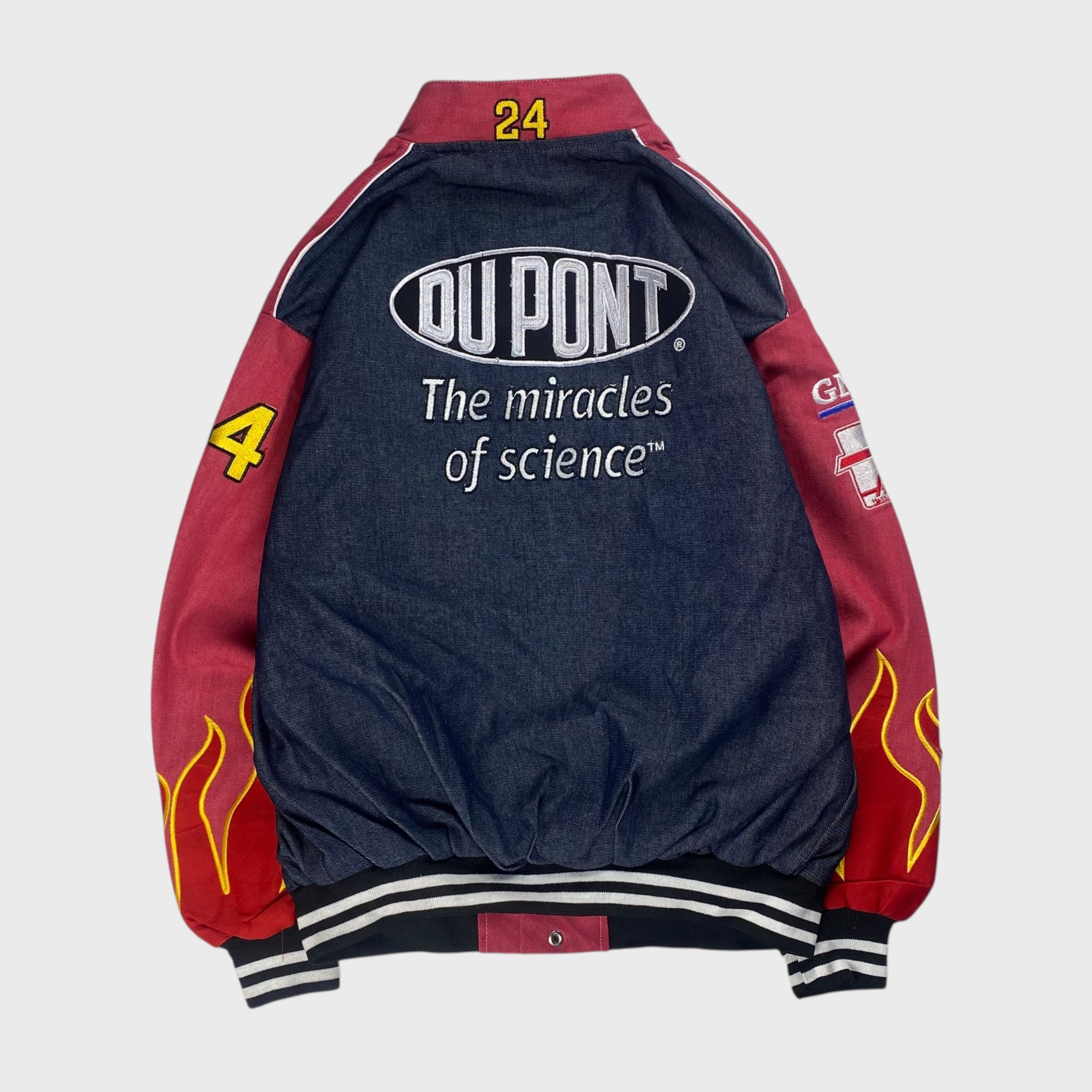 Vintage CHASE 90s-00s Jeff Hamilton NASCAR Fire Pattern Size L Size US L / EU 52-54 / 3 - 2 Thumbnail