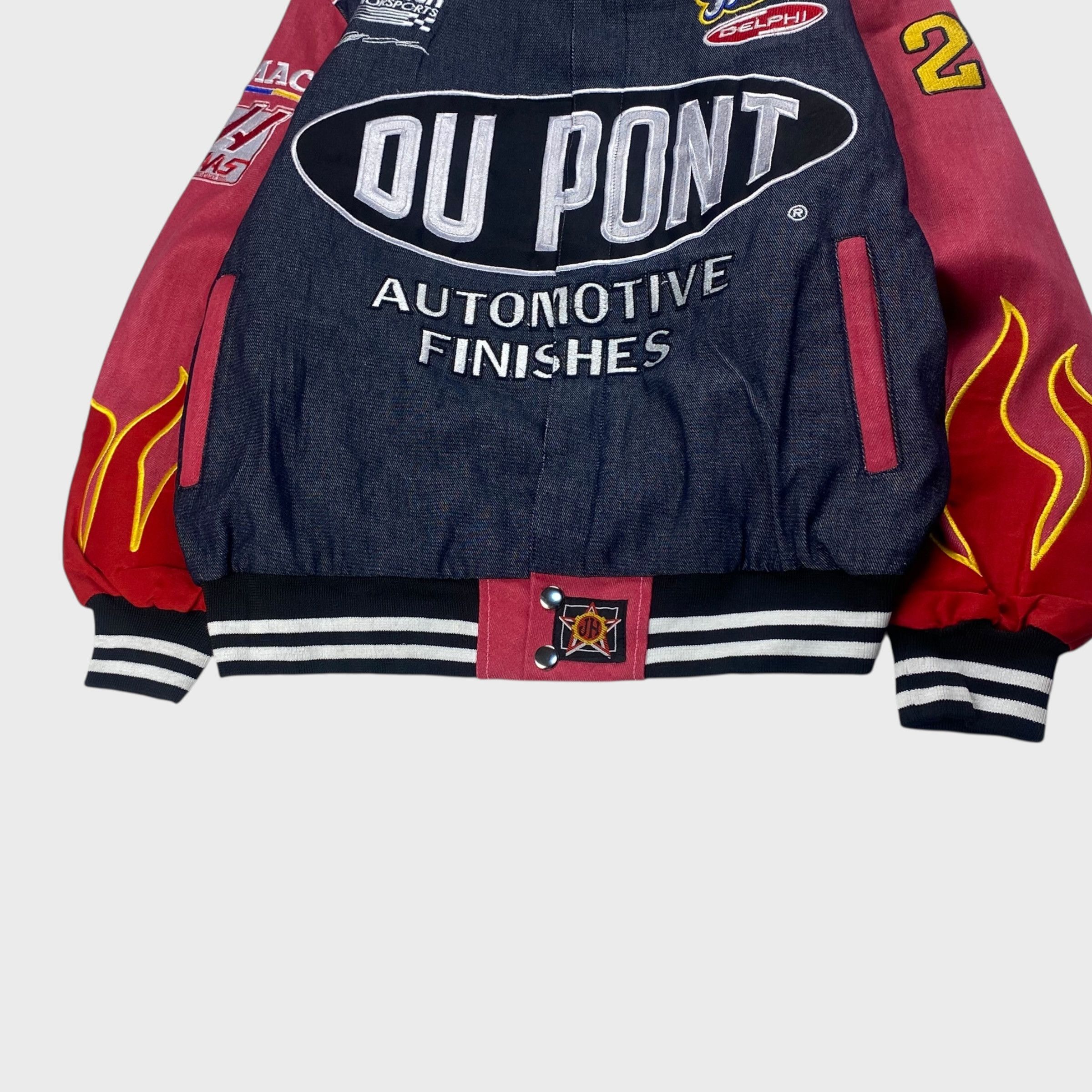 Vintage CHASE 90s-00s Jeff Hamilton NASCAR Fire Pattern Size L Size US L / EU 52-54 / 3 - 5 Thumbnail