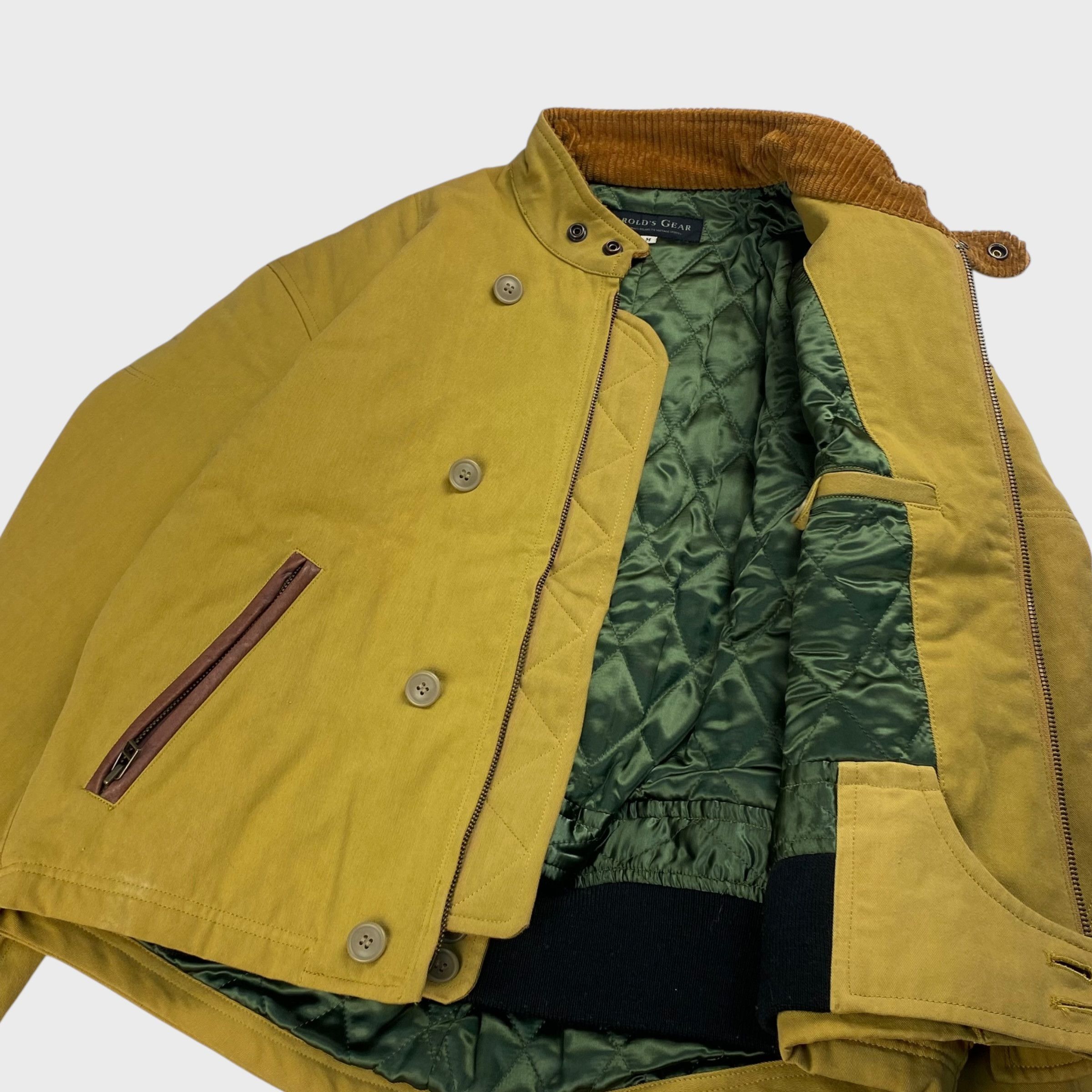Vintage HAROLD'S GEAR Quilted Short Motorcycle Jacket Size M Size US M / EU 48-50 / 2 - 4 Thumbnail