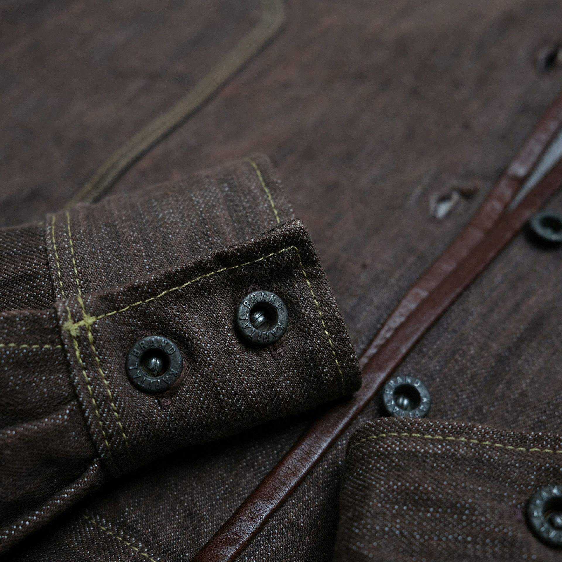 Kapital KAPITAL Vintage Persimmon Dyed Denim Trench Size S / US 4 / IT 40 - 8 Thumbnail