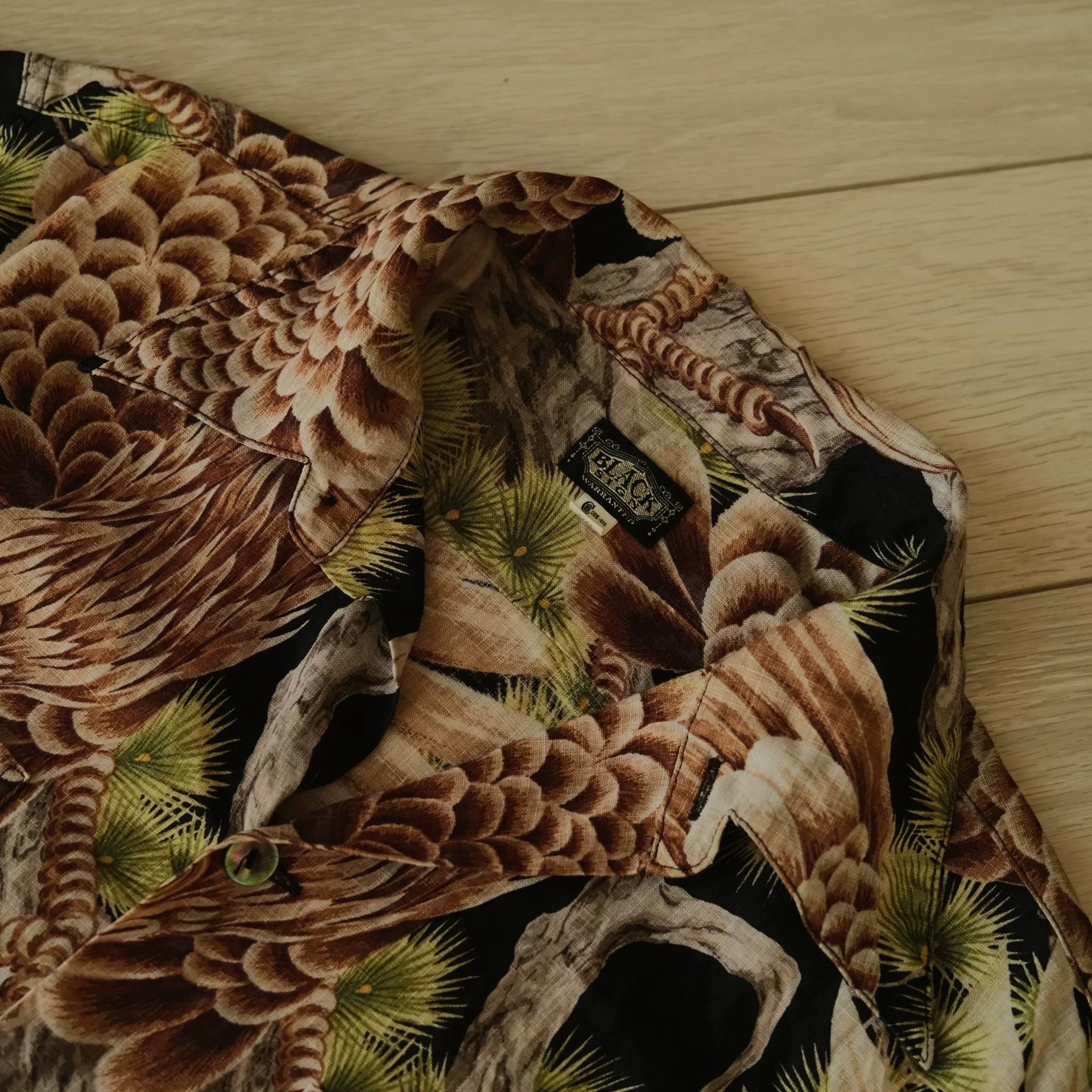 BLACK SIGN Classic Aloha Hawaii Shirt Size US M / EU 48-50 / 2 - 2 Thumbnail