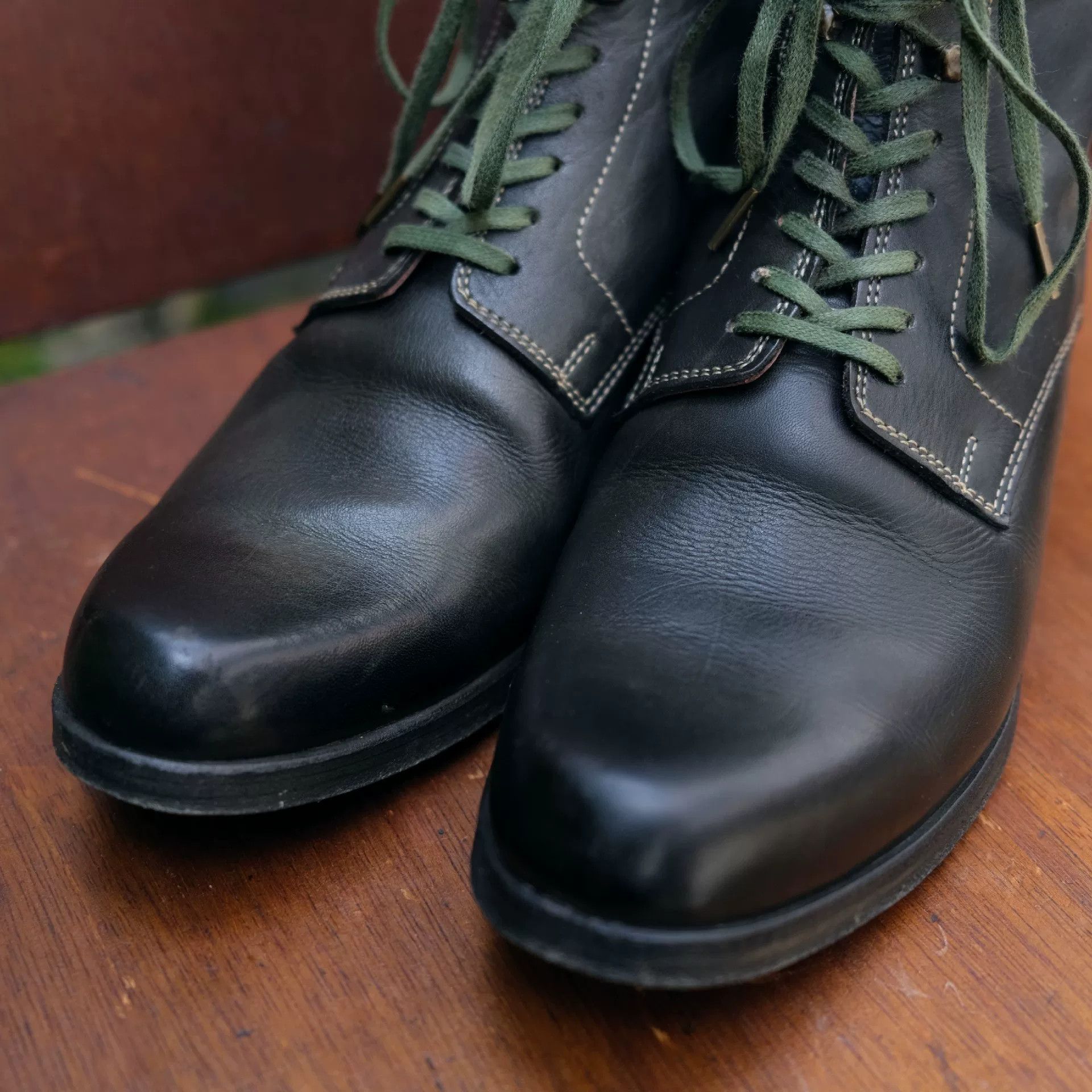 RRL Ralph Lauren RRL buco MOTO leather boots Size US 7 / IT 37 - 6 Thumbnail