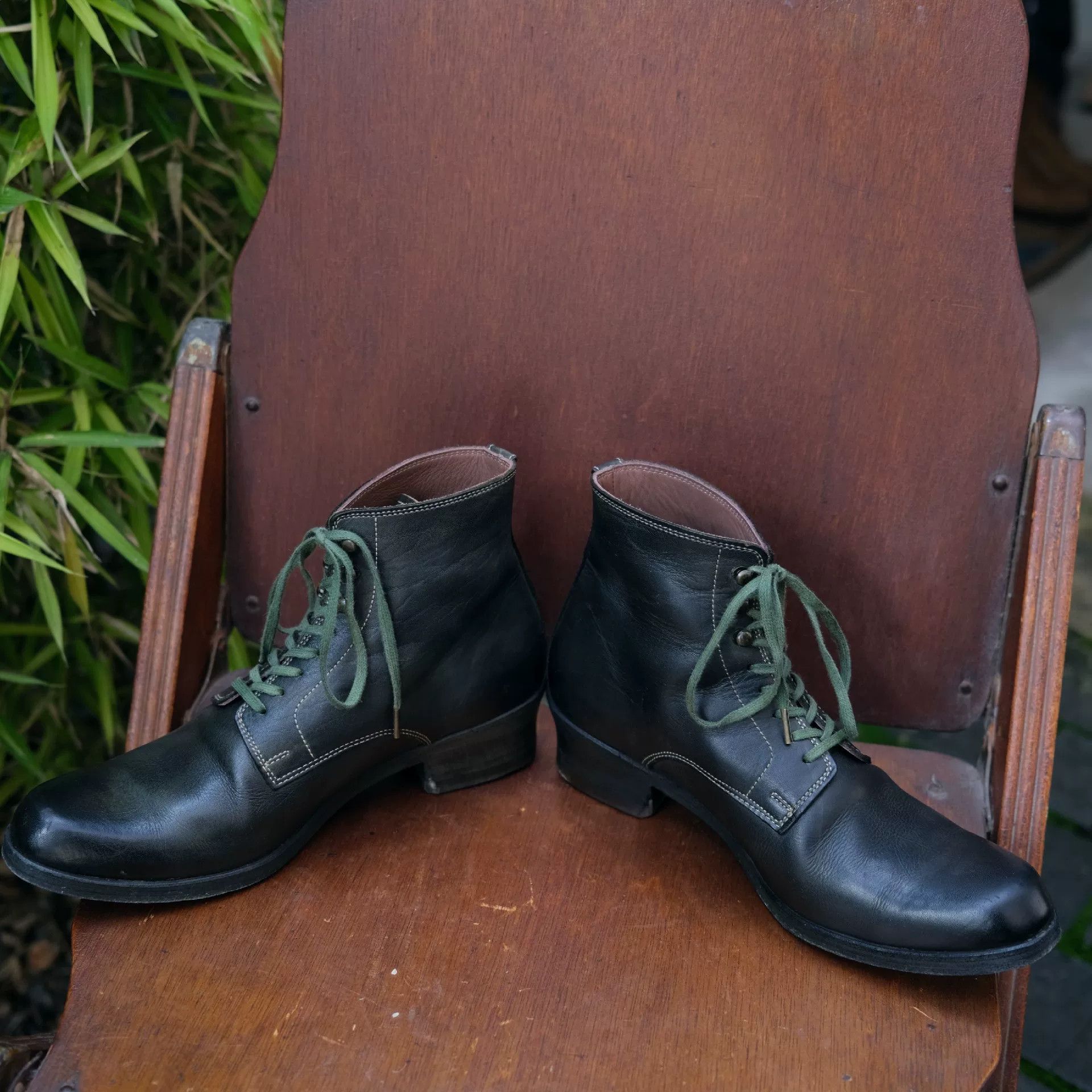 RRL Ralph Lauren RRL buco MOTO leather boots Size US 7 / IT 37 - 2 Thumbnail