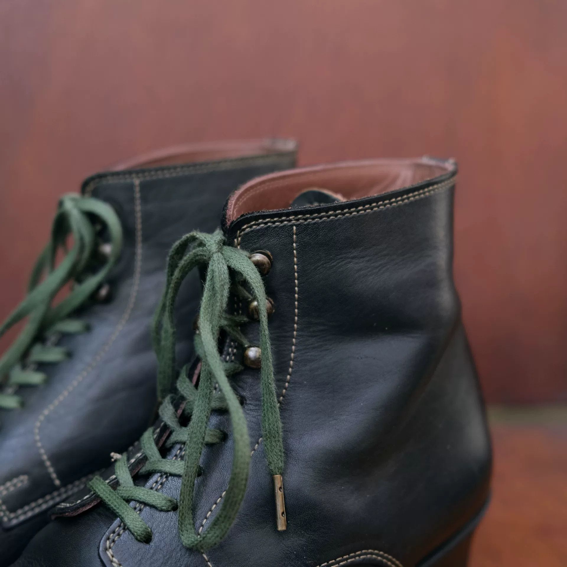 RRL Ralph Lauren RRL buco MOTO leather boots Size US 7 / IT 37 - 4 Thumbnail