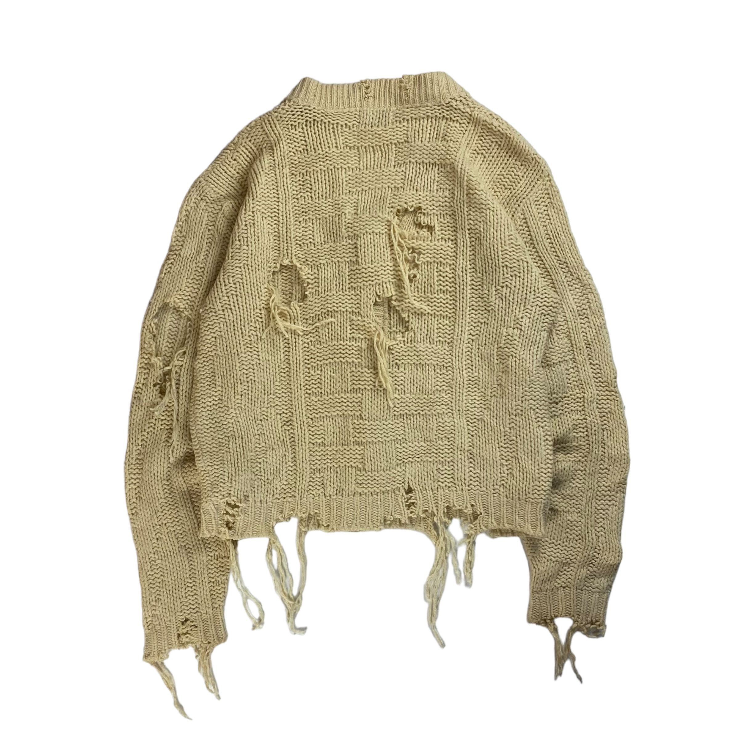 Vintage CAMPUS 60s Remake Boro Cable Cardigan Made in USA Size M Size US M / EU 48-50 / 2 - 2 Thumbnail