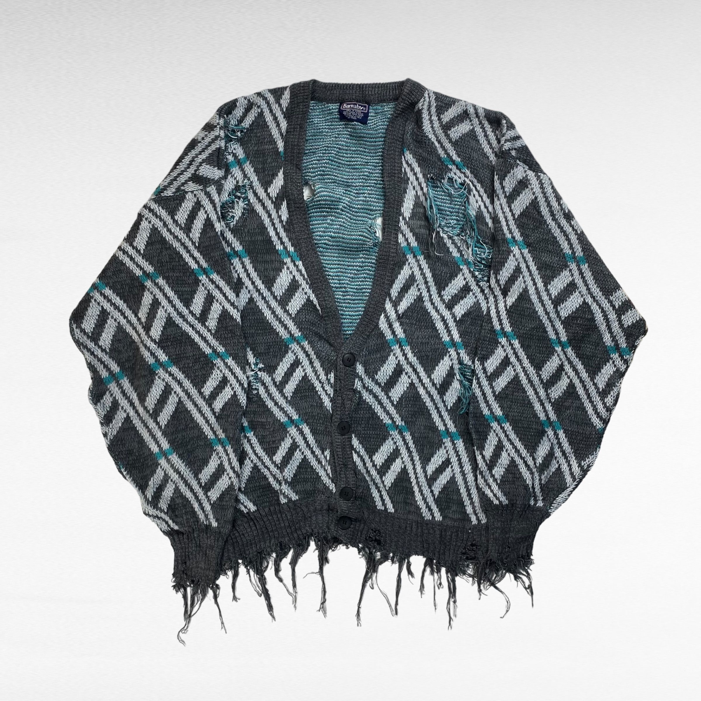 Vintage Barnaby 70s Remake Distressed All-Over Pattern Size XL Size US XL / EU 56 / 4 - 2 Thumbnail