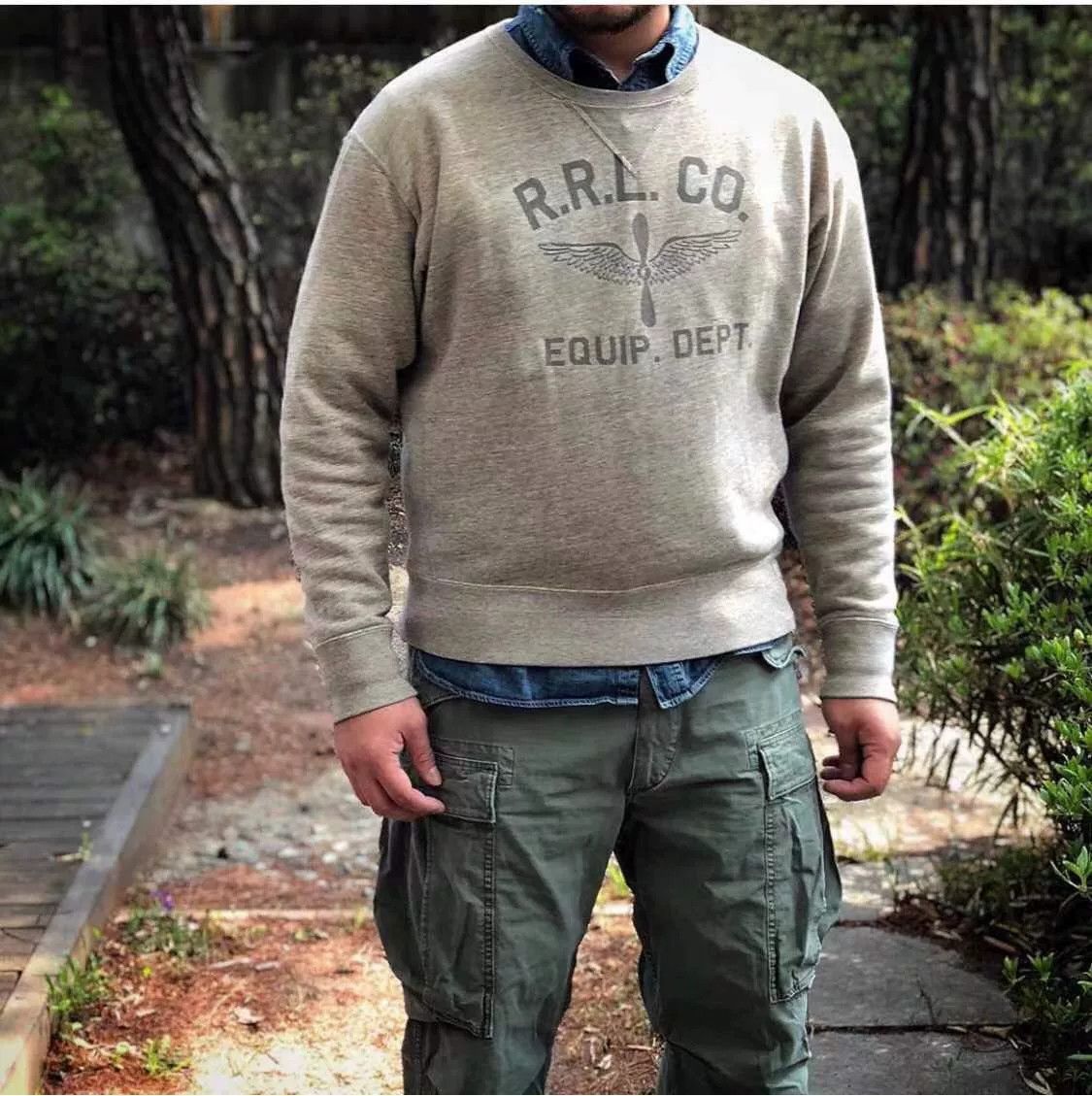 RRL Ralph Lauren RRL Early Field Station Vintage Sweatshirt Size US XS / EU 42 / 0 - 7 Thumbnail