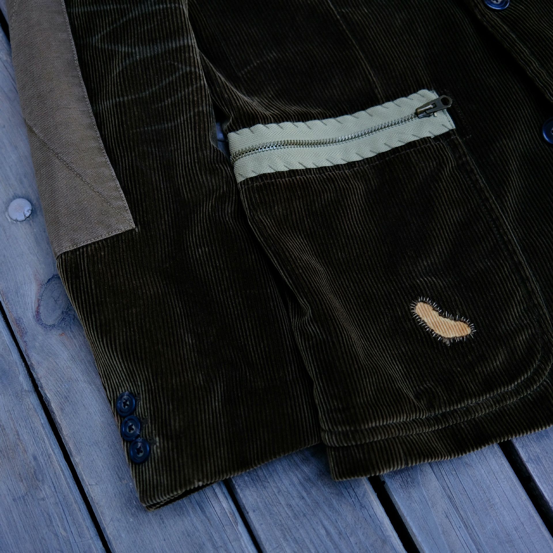 RRL Ralph Lauren RRL Remake Boro Corduroy Blazer Size US XS / EU 42 / 0 - 7 Thumbnail