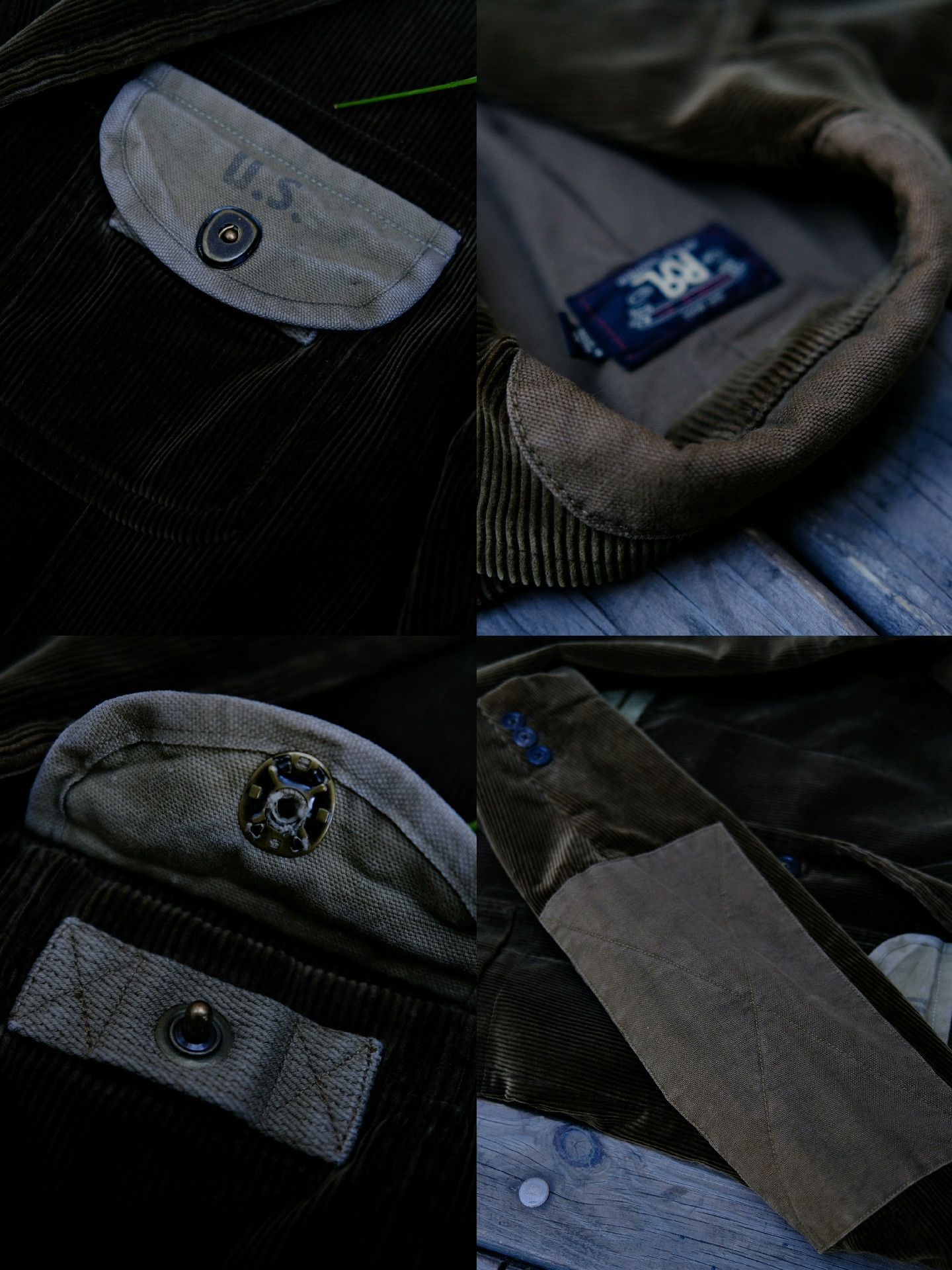 RRL Ralph Lauren RRL Remake Boro Corduroy Blazer Size US XS / EU 42 / 0 - 8 Thumbnail