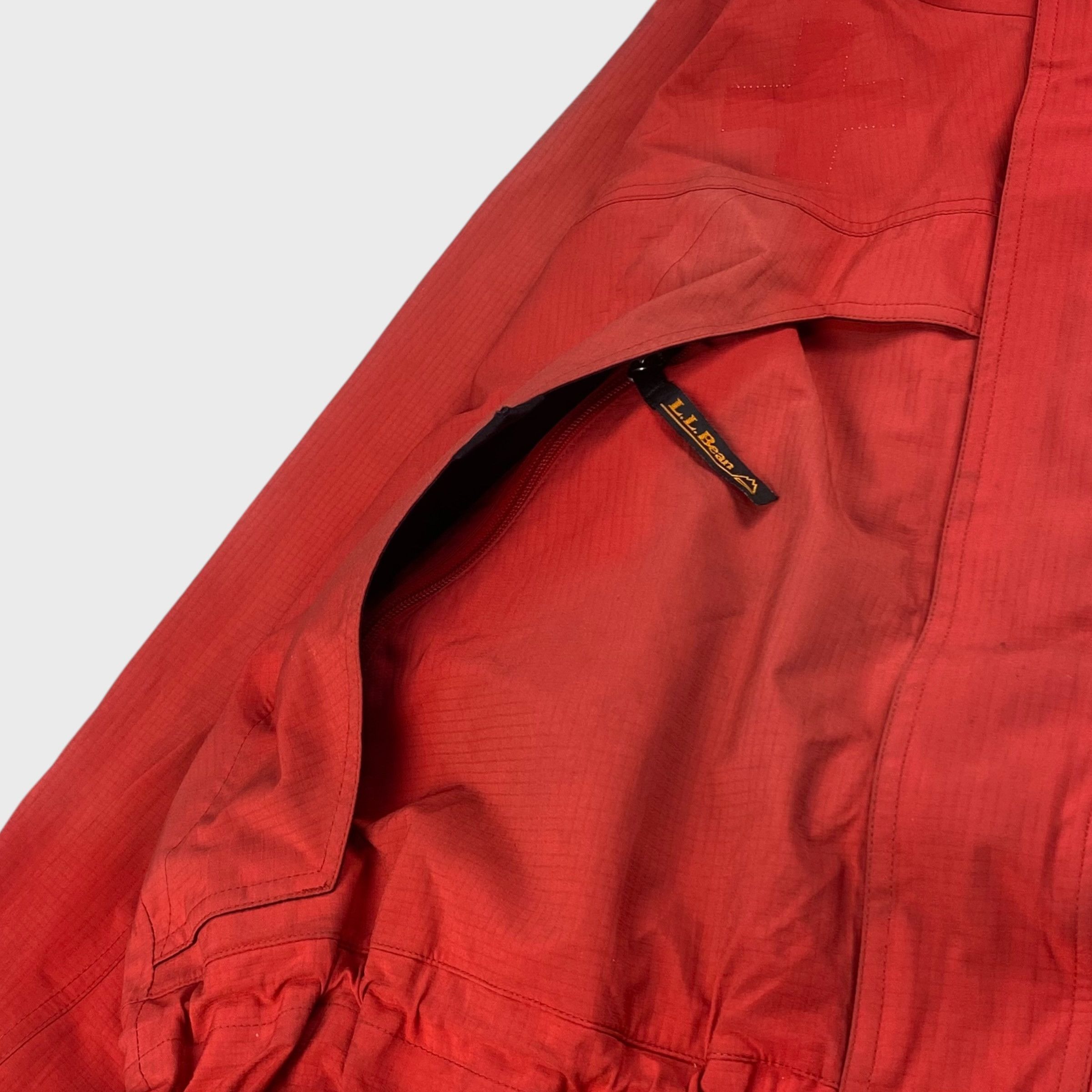 L.L. Bean L.L.Bean 90s GORE-TEX Drawstring Mountain Parka Red Size XL Size US XL / EU 56 / 4 - 5 Thumbnail