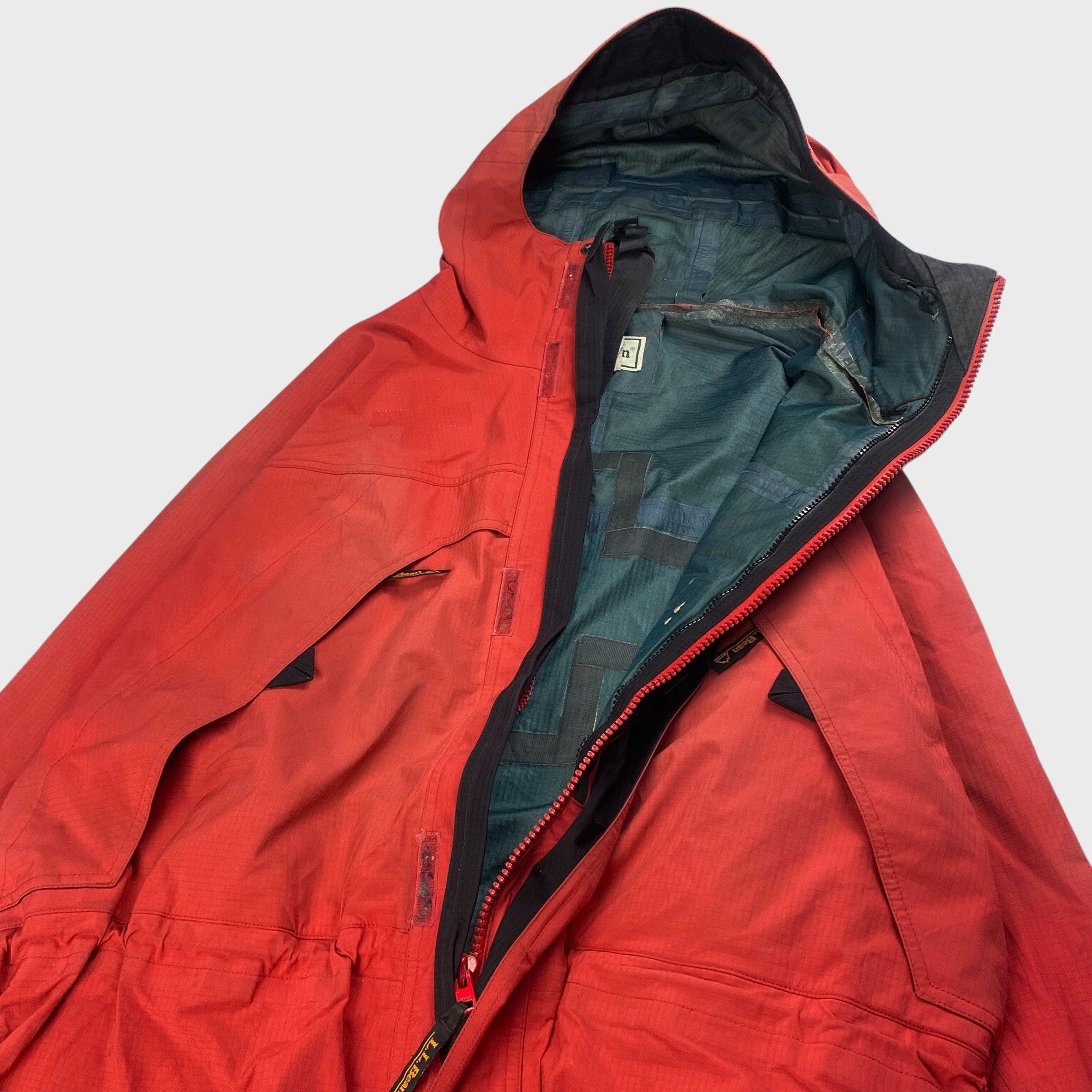 L.L. Bean L.L.Bean 90s GORE-TEX Drawstring Mountain Parka Red Size XL Size US XL / EU 56 / 4 - 4 Thumbnail