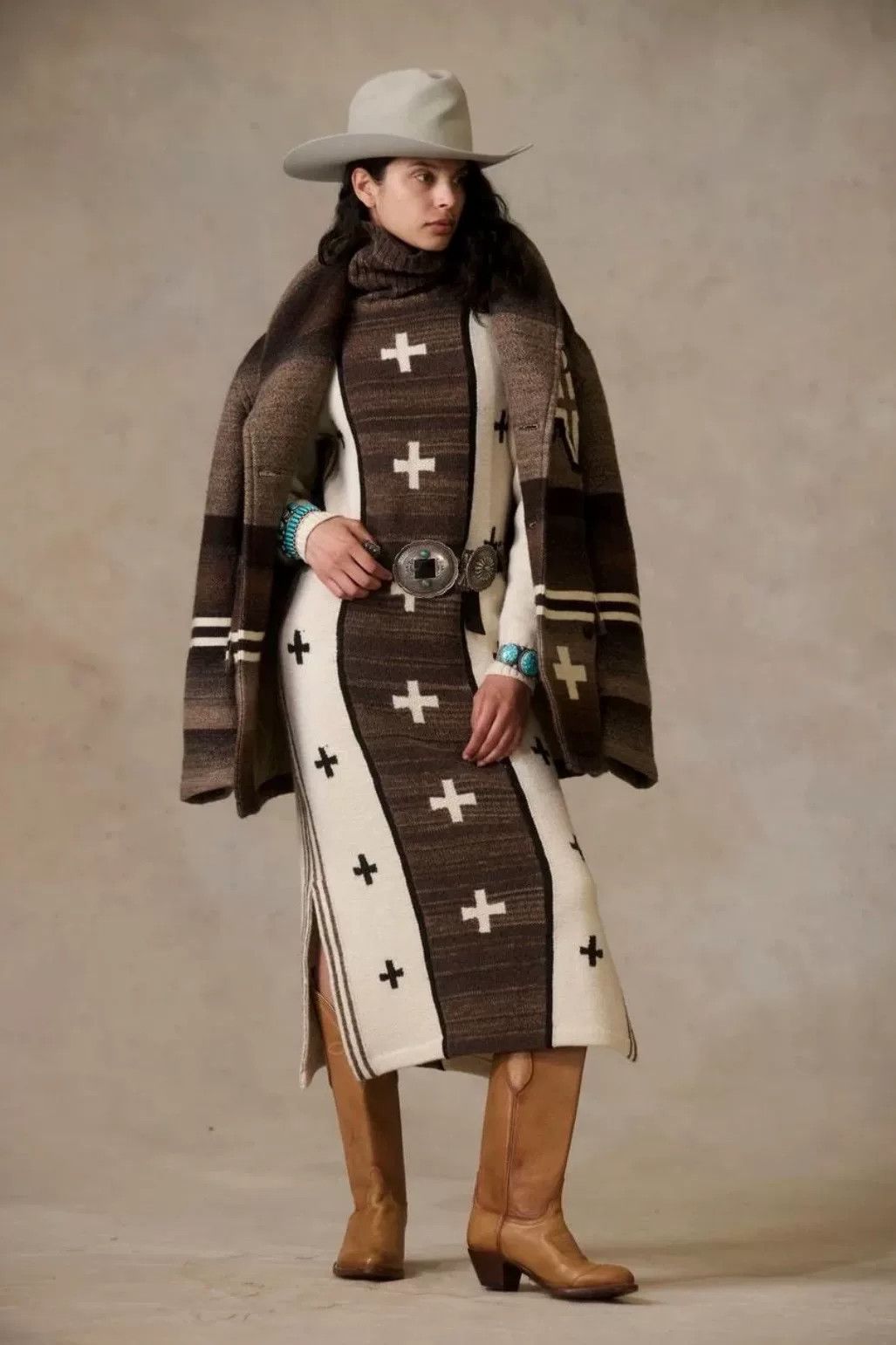 Ralph Lauren Ralph Lauren 2023 PRL x Naiomi Collab Cashmere Dress Size S / US 4 / IT 40 - 3 Thumbnail