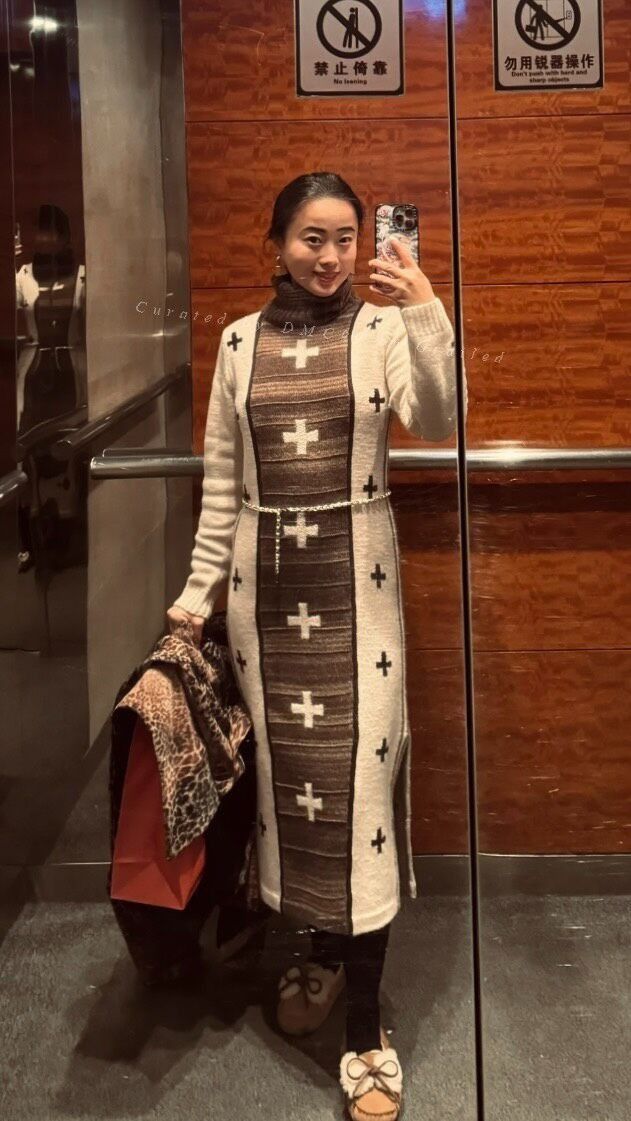 Ralph Lauren Ralph Lauren 2023 PRL x Naiomi Collab Cashmere Dress Size S / US 4 / IT 40 - 2 Thumbnail