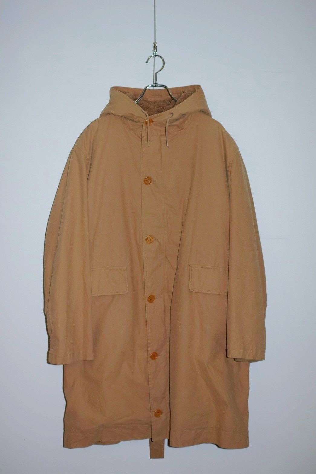 Helmut Lang Helmut Lang 00s Cotton HOODED MODS COAT WITH LINER Size S Size US S / EU 44-46 / 1 - 2 Thumbnail