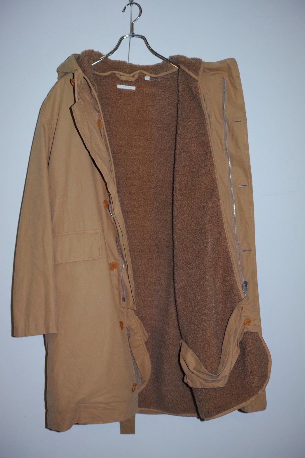 Helmut Lang Helmut Lang 00s Cotton HOODED MODS COAT WITH LINER Size S Size US S / EU 44-46 / 1 - 5 Thumbnail