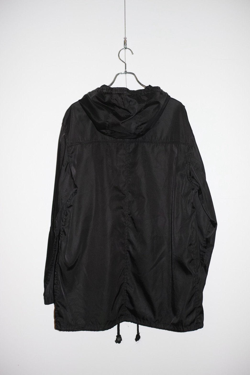 Prada Vintage 90s PRADA Uomo HOODED NYLON HALF COAT Size S Size US S / EU 44-46 / 1 - 2 Thumbnail