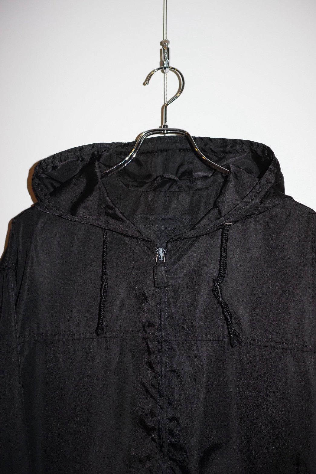 Prada Vintage 90s PRADA Uomo HOODED NYLON HALF COAT Size S Size US S / EU 44-46 / 1 - 3 Thumbnail