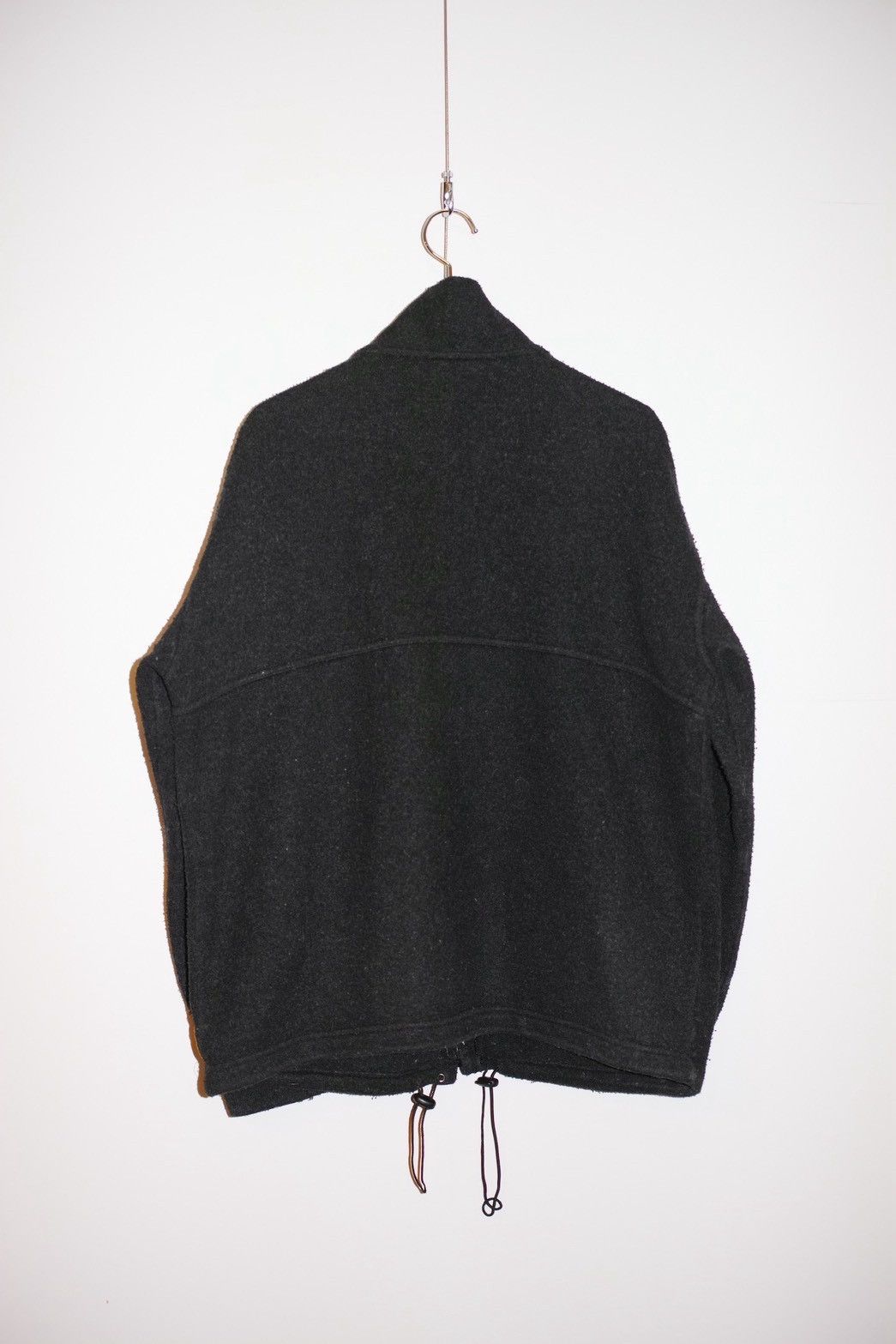 Armani Vintage 80s-90s ARMANI JEANS Wool Blend Zip Up Jacket Size L Size US L / EU 52-54 / 3 - 3 Thumbnail