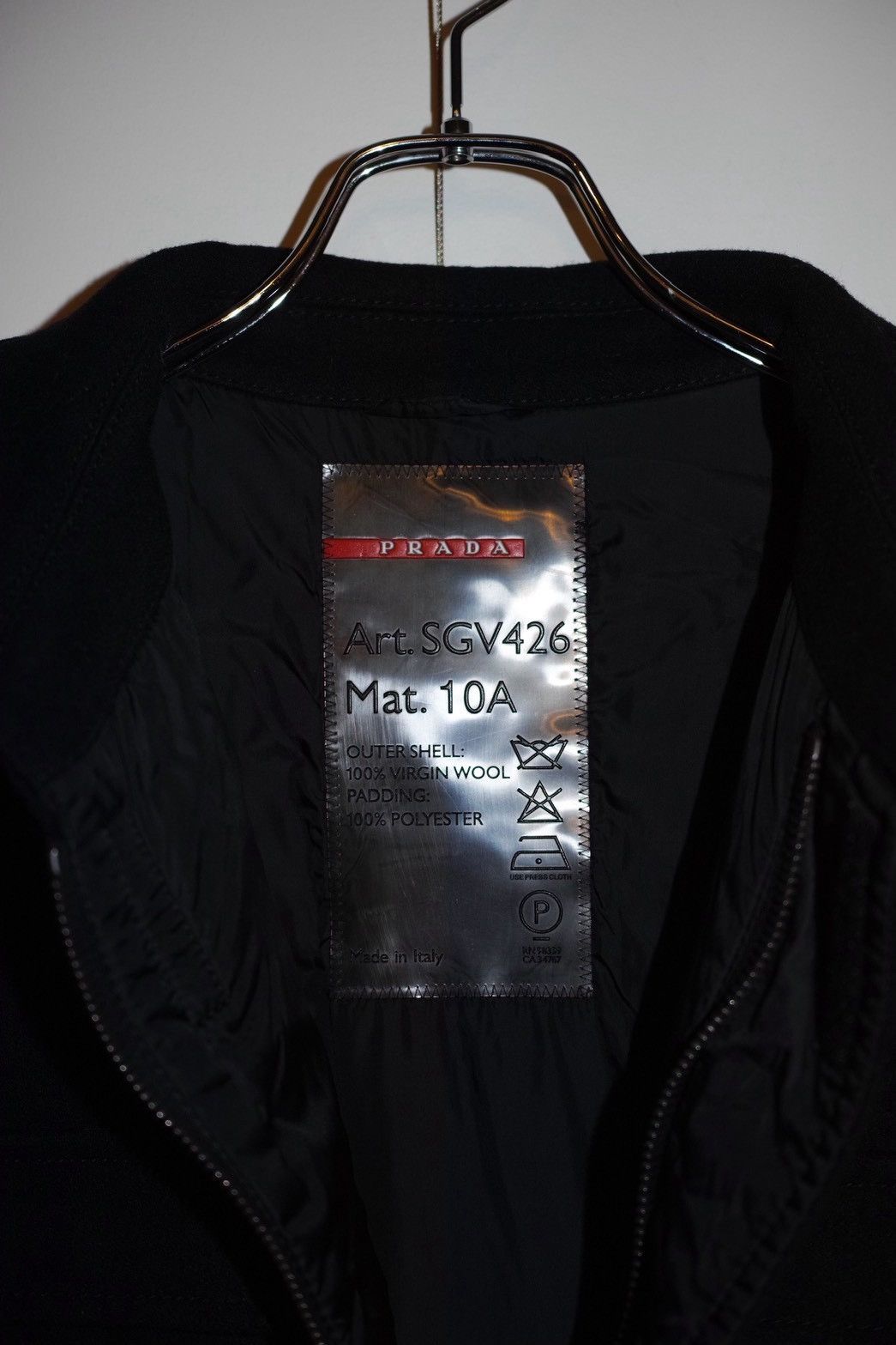 Prada Prada Virgin Wool Fatigue Jacket Minimal Size XXL Size US XXL / EU 58 / 5 - 4 Thumbnail