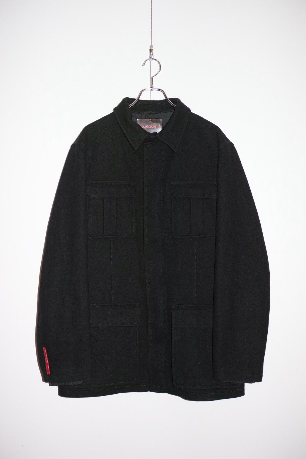 Prada Prada Virgin Wool Fatigue Jacket Minimal Size XXL Size US XXL / EU 58 / 5 - 2 Thumbnail
