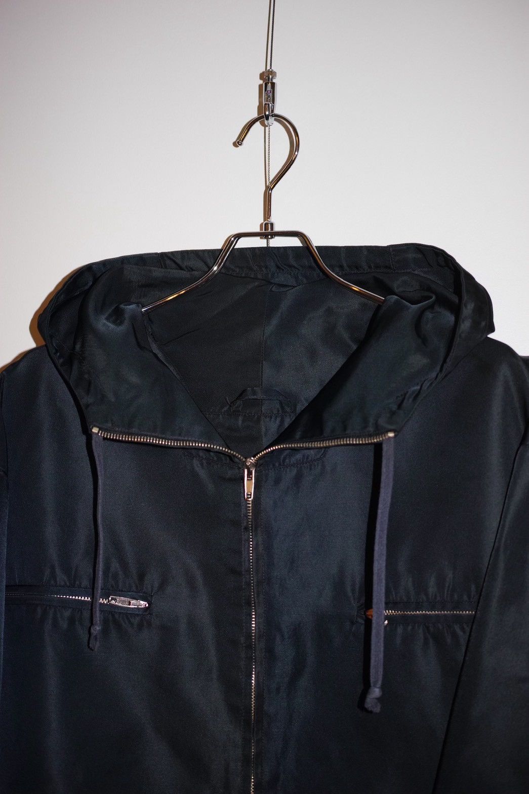 Helmut Lang Helmut Lang 97AW Hooded Zipped Nylon Blouson Size XXL Size US XXL / EU 58 / 5 - 3 Thumbnail