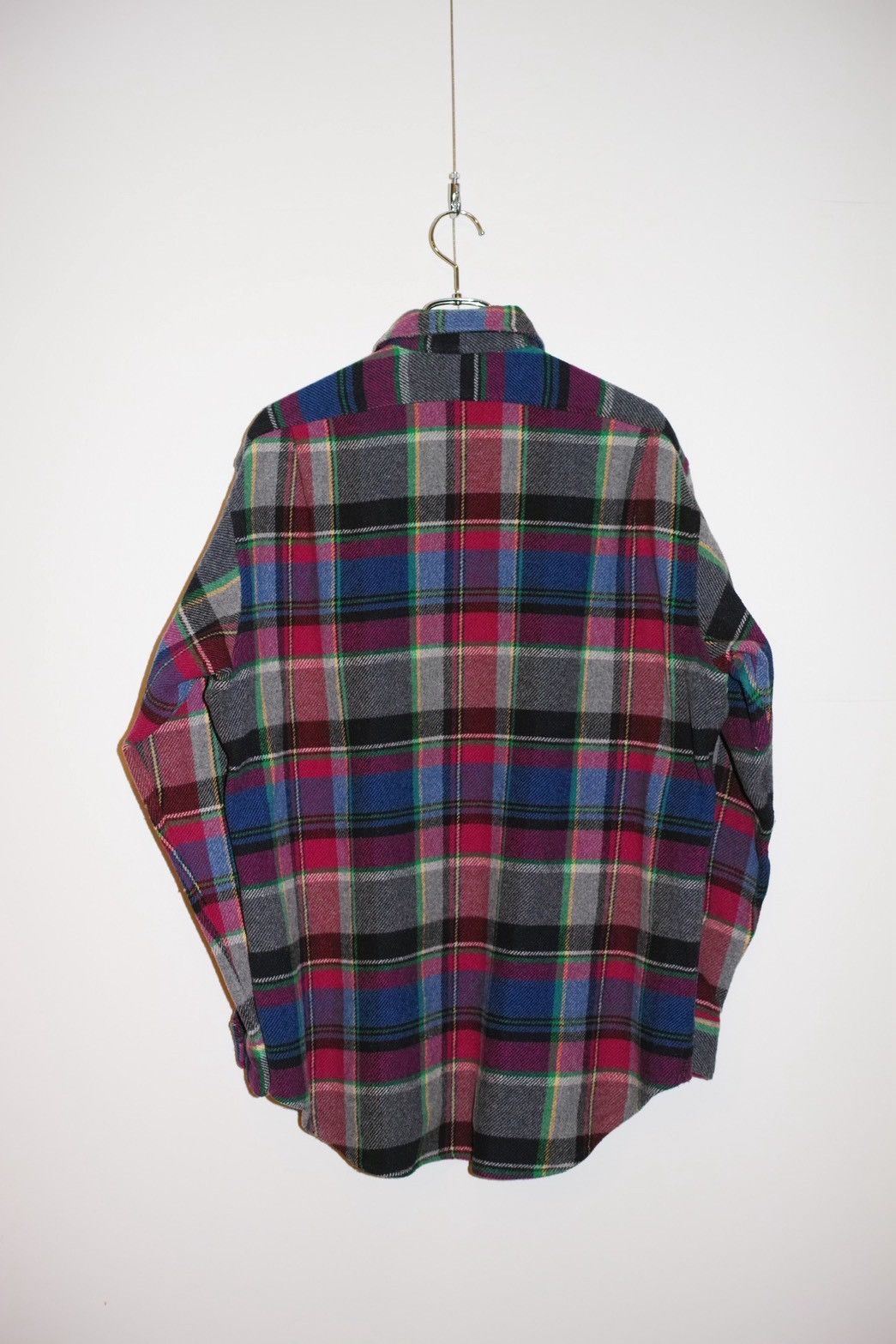 Polo Ralph Lauren Polo Ralph Lauren 90s Wool Blend Plaid Shirt Size M Size US M / EU 48-50 / 2 - 2 Thumbnail