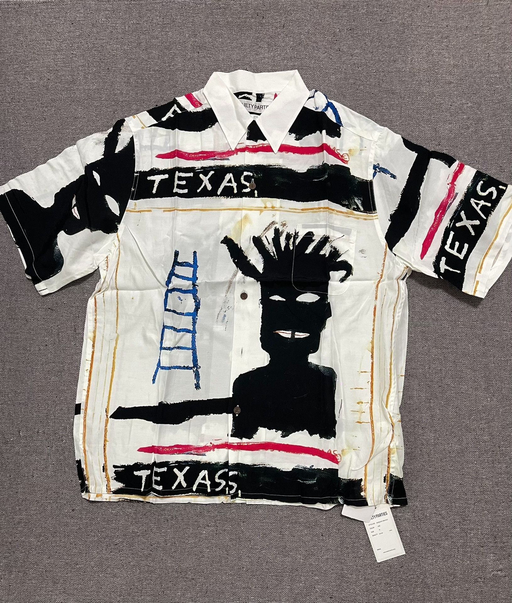 Wacko Maria WACKO MARIA Basquiat Hawaii Short-Sleeve Shirt Size US XL / EU 56 / 4 - 4 Thumbnail