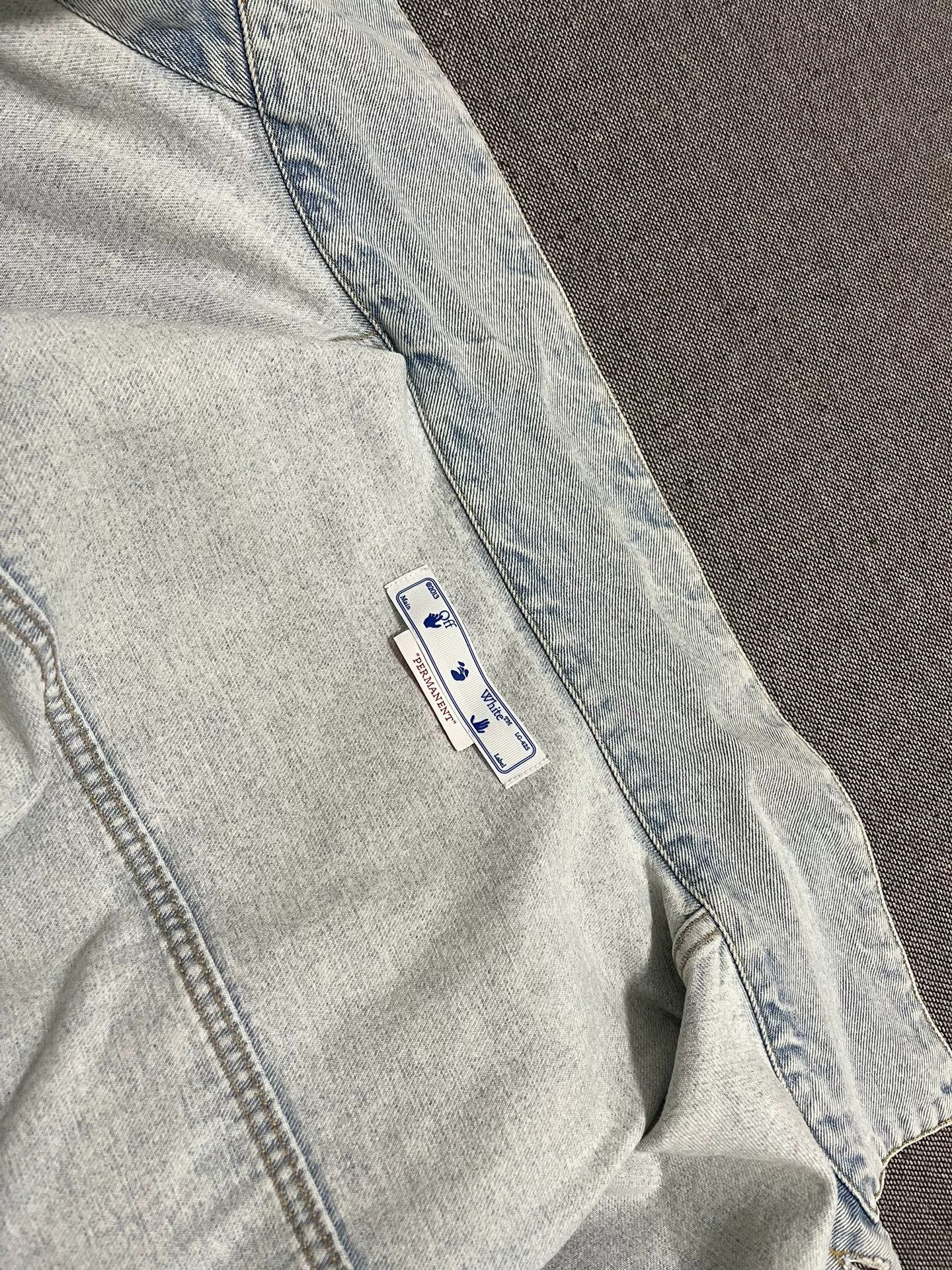 Off-White OFF-WHITE Denim Jacket Size US XXL / EU 58 / 5 - 6 Thumbnail