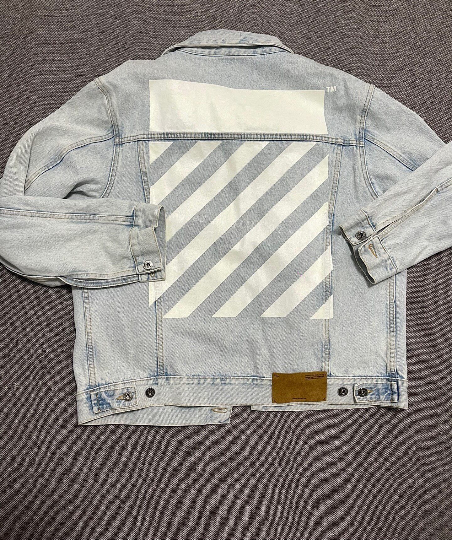 Off-White OFF-WHITE Denim Jacket Size US XXL / EU 58 / 5 - 2 Thumbnail