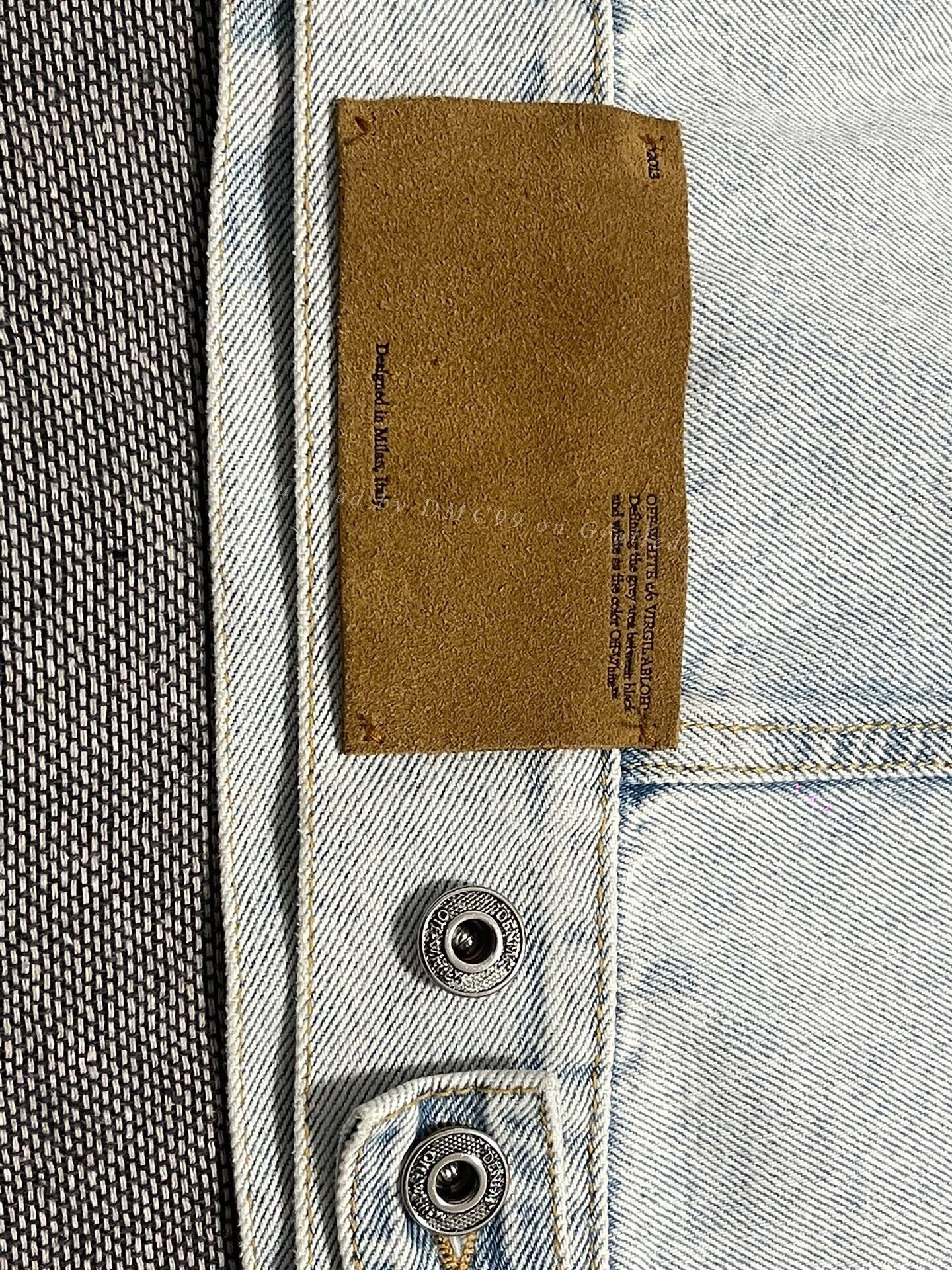 Off-White OFF-WHITE Denim Jacket Size US XXL / EU 58 / 5 - 4 Thumbnail