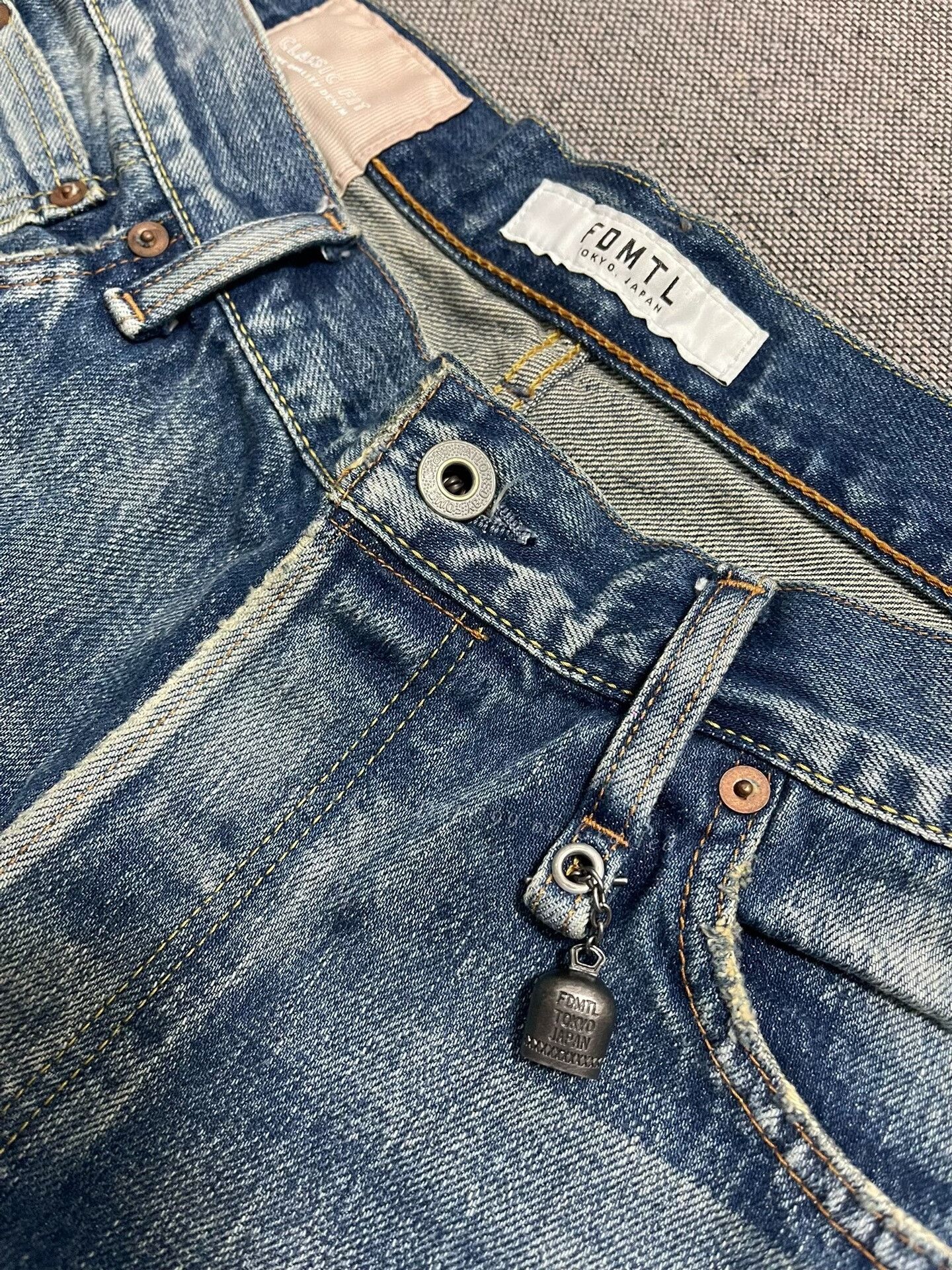 FDMTL FDMTL Japanese Washed Vintage Jeans Size US 34 / EU 50 - 4 Thumbnail