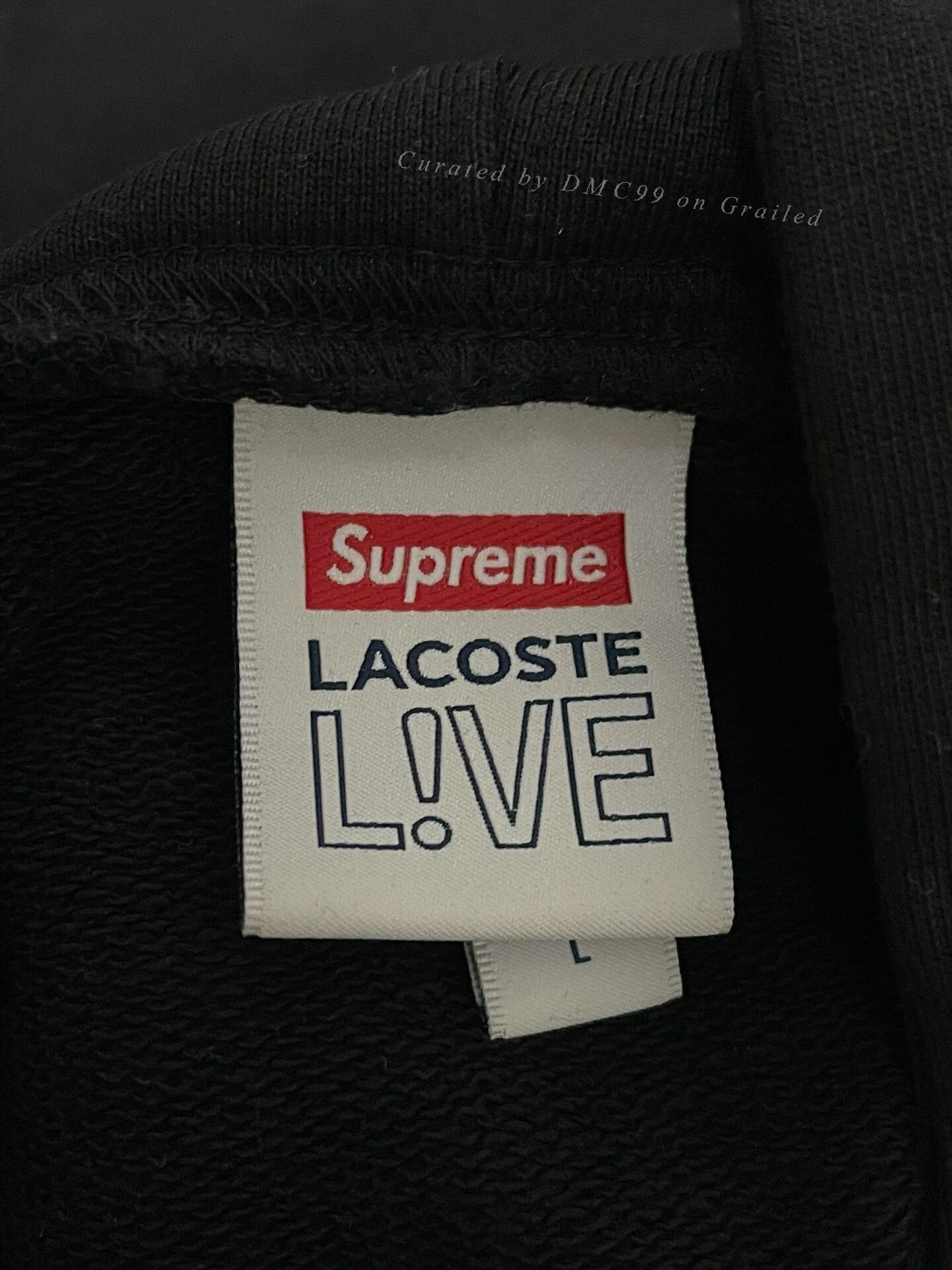 Supreme Supreme x LACOSTE Collaborative Hoodie Size US L / EU 52-54 / 3 - 3 Thumbnail