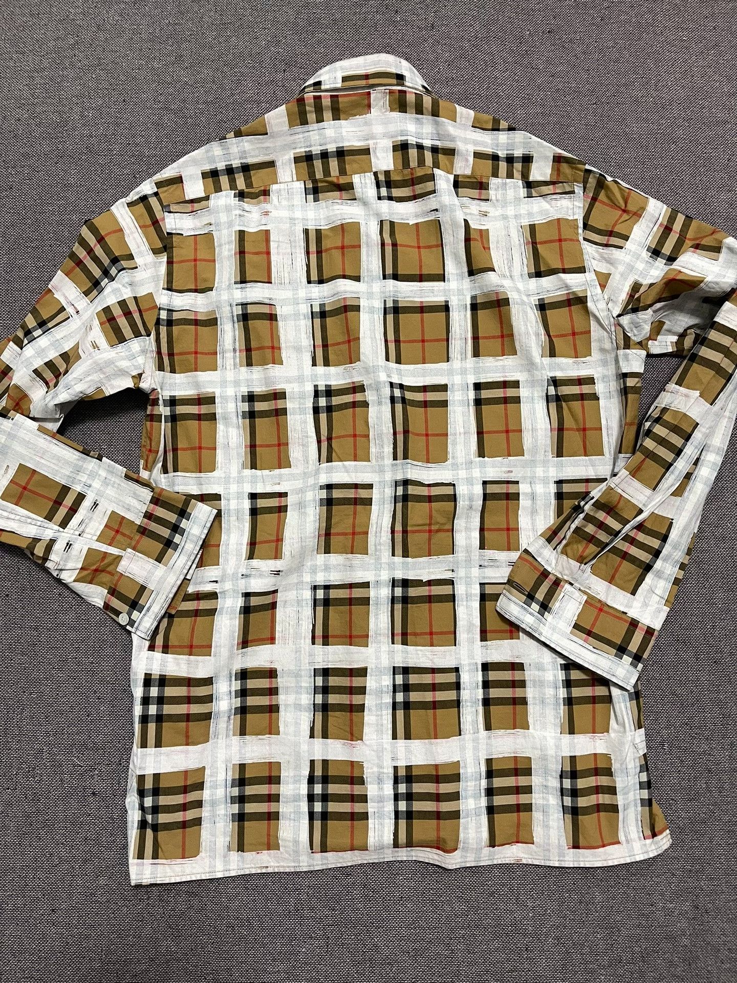Burberry Burberry Graffiti Check Shirt Size US L / EU 52-54 / 3 - 3 Thumbnail