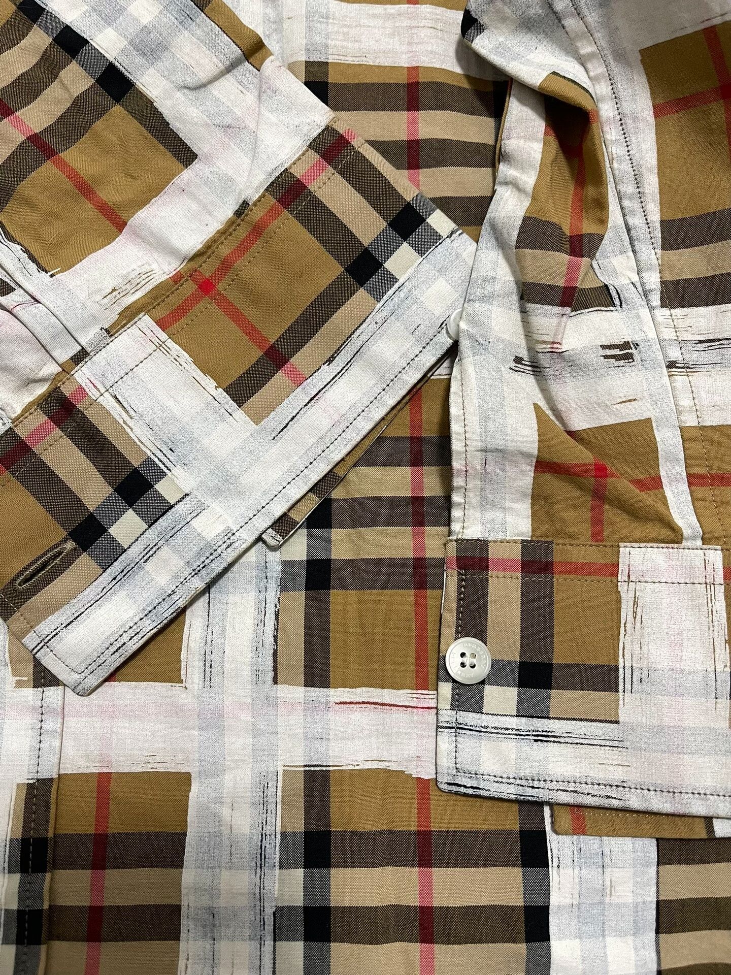 Burberry Burberry Graffiti Check Shirt Size US L / EU 52-54 / 3 - 5 Thumbnail