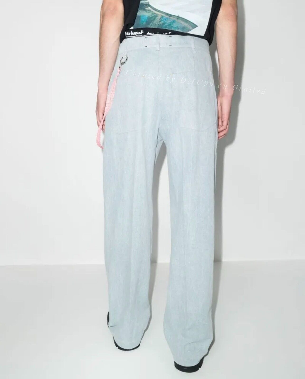 Song For The Mute Song for the Mute Keychain Straight-Leg Pants Size US 34 / EU 50 - 9 Thumbnail