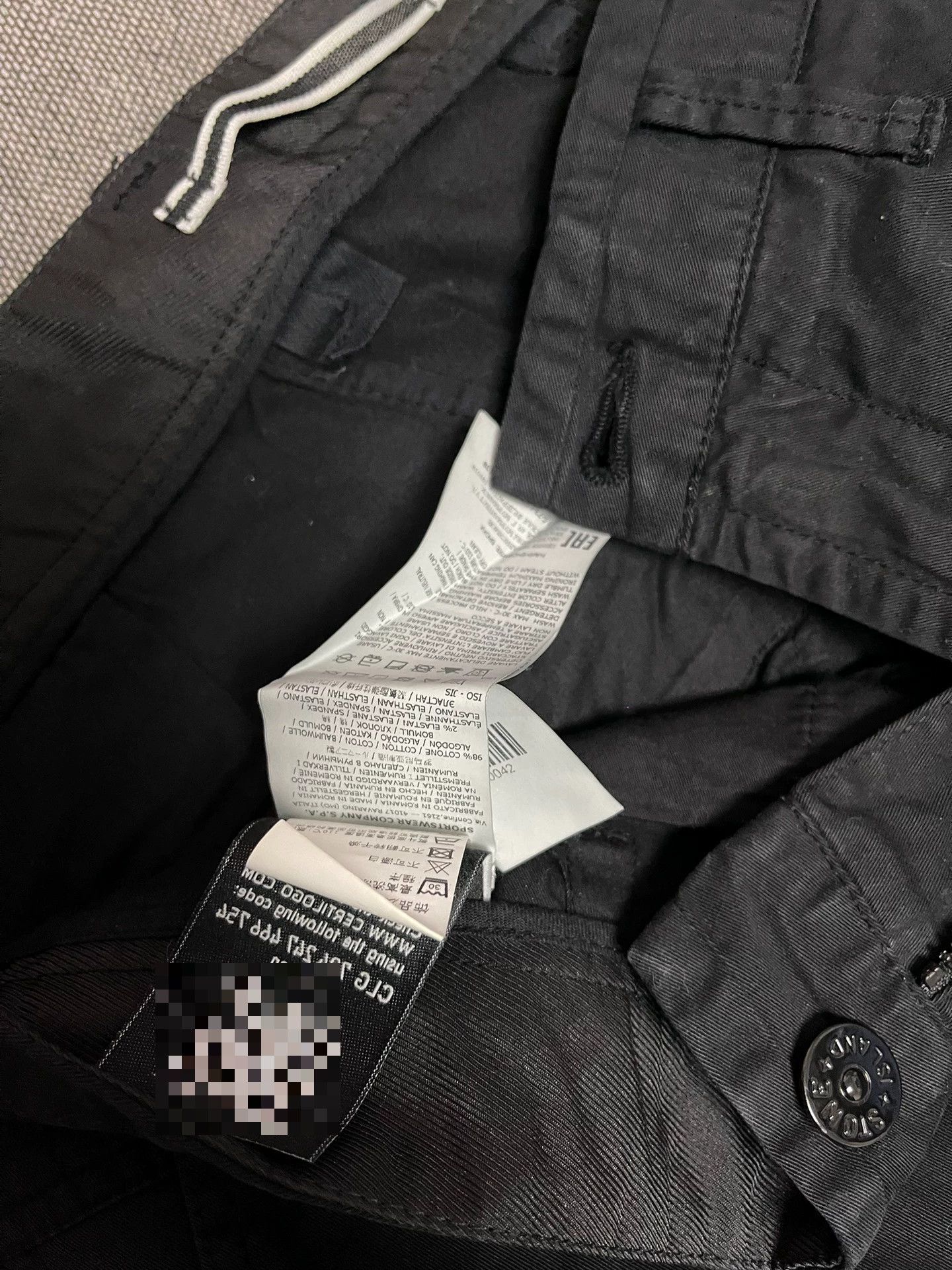 Stone Island Stone Island Black Cargo Pants Size US 32 / EU 48 - 4 Thumbnail