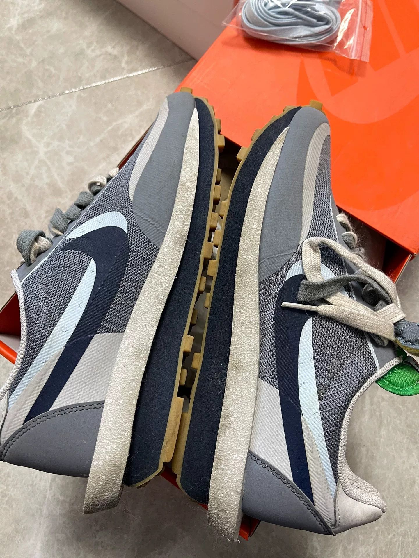 Nike Clot x Sacai x Nike LDWaffle Sneakers Size US 10 / EU 43 - 7 Thumbnail