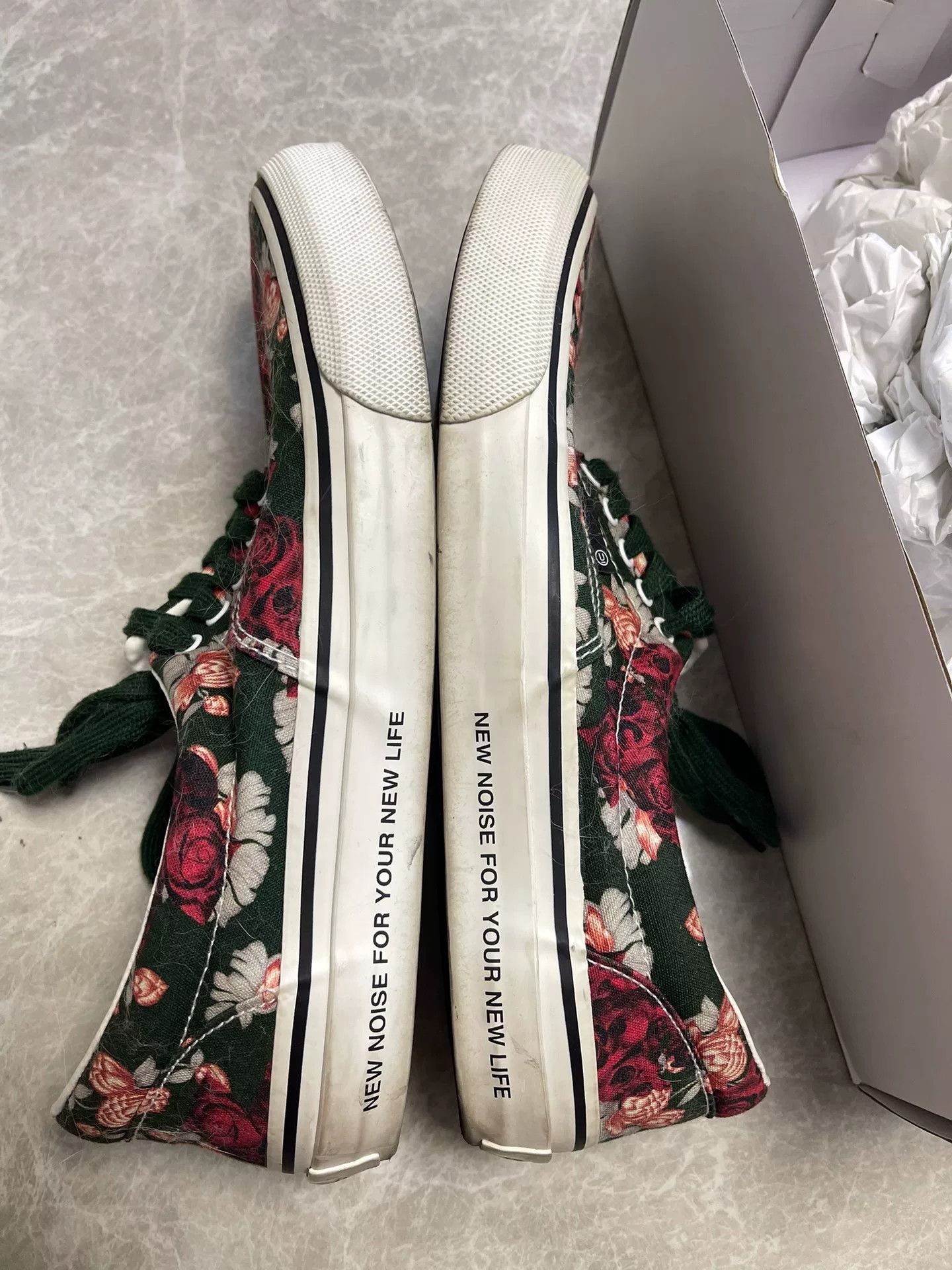 Undercover Undercover Jun Takahashi Printed Canvas Shoes Size US 9.5 / EU 42-43 - 4 Thumbnail