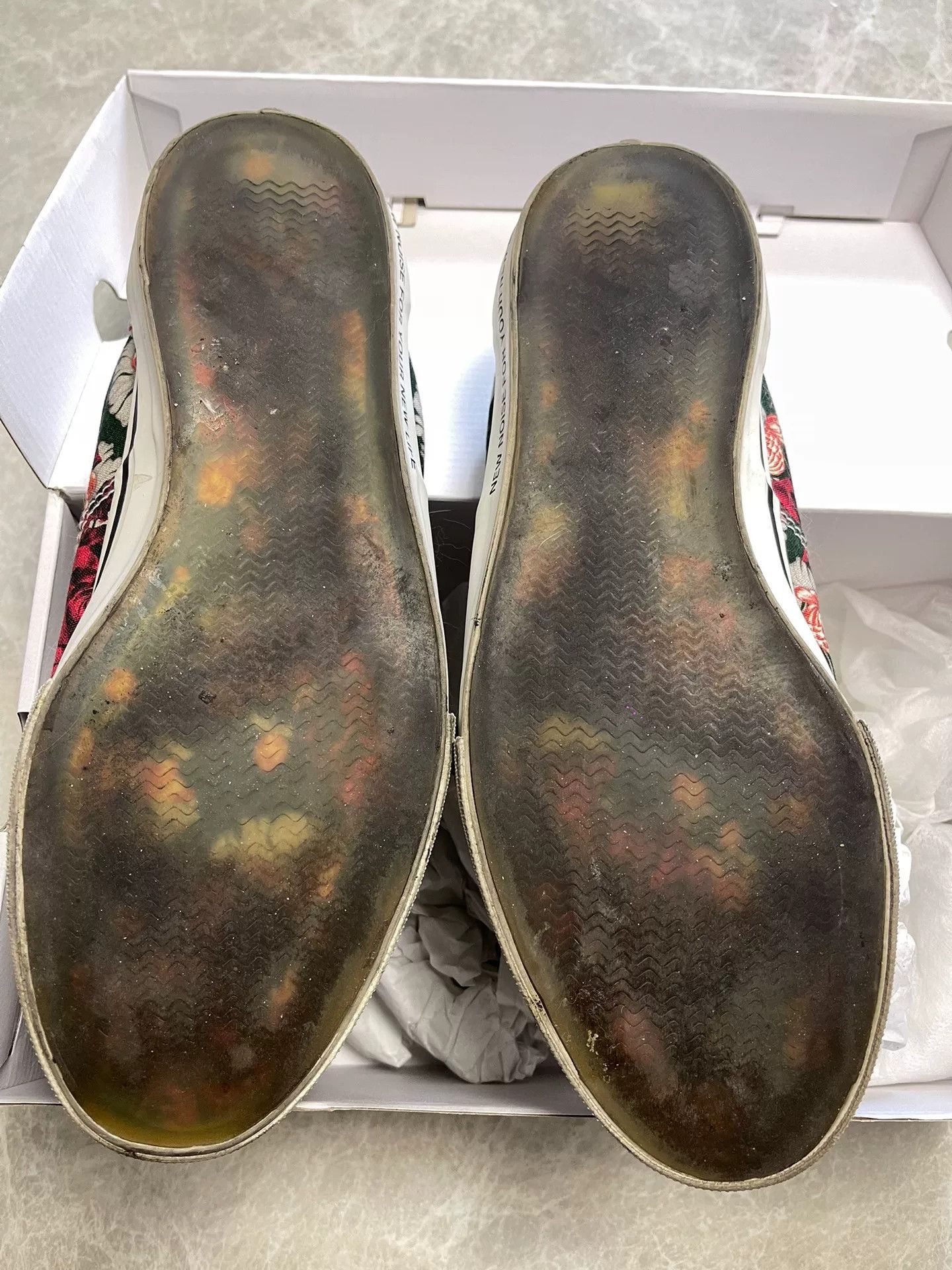 Undercover Undercover Jun Takahashi Printed Canvas Shoes Size US 9.5 / EU 42-43 - 5 Thumbnail
