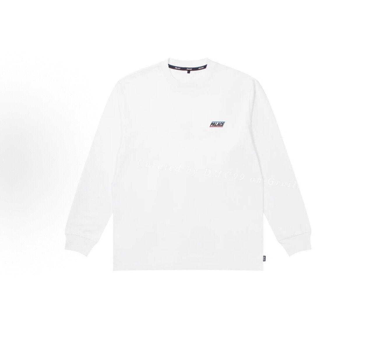 Palace PALACE Basically A Longsleeve White Crewneck Size US XXL / EU 58 / 5 - 2 Thumbnail