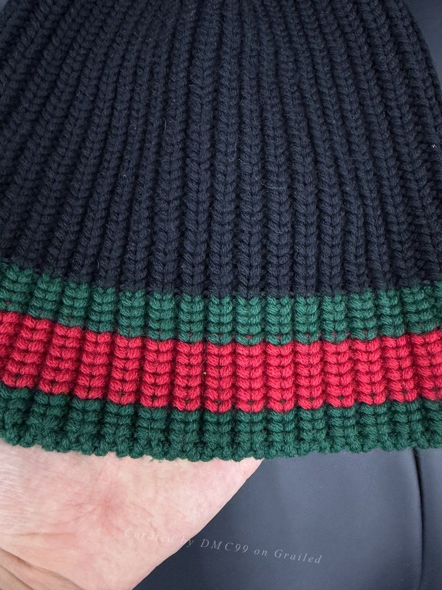 Gucci Gucci Classic Red Green Stripe Beanie Size ONE SIZE - 2 Thumbnail