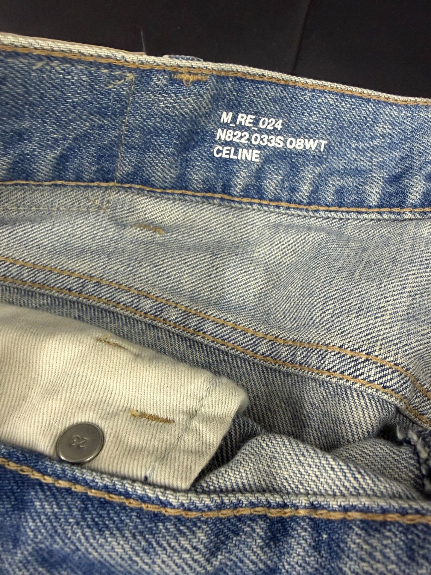 Celine Celine Wesley Distressed Jeans Size US 31 - 3 Thumbnail