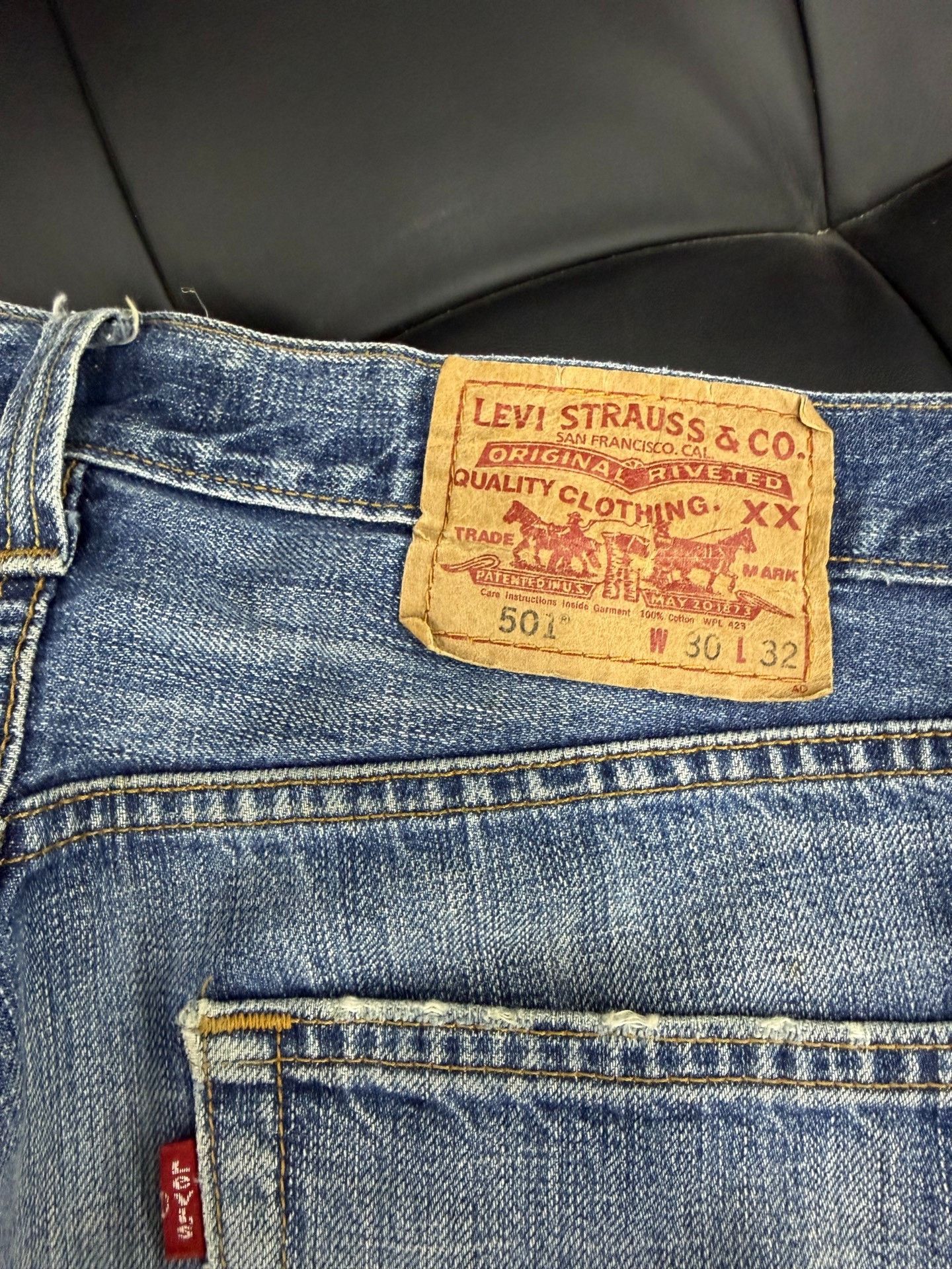 Levi's Levis 501 Vintage Washed Jeans Size US 30 / EU 46 - 5 Thumbnail