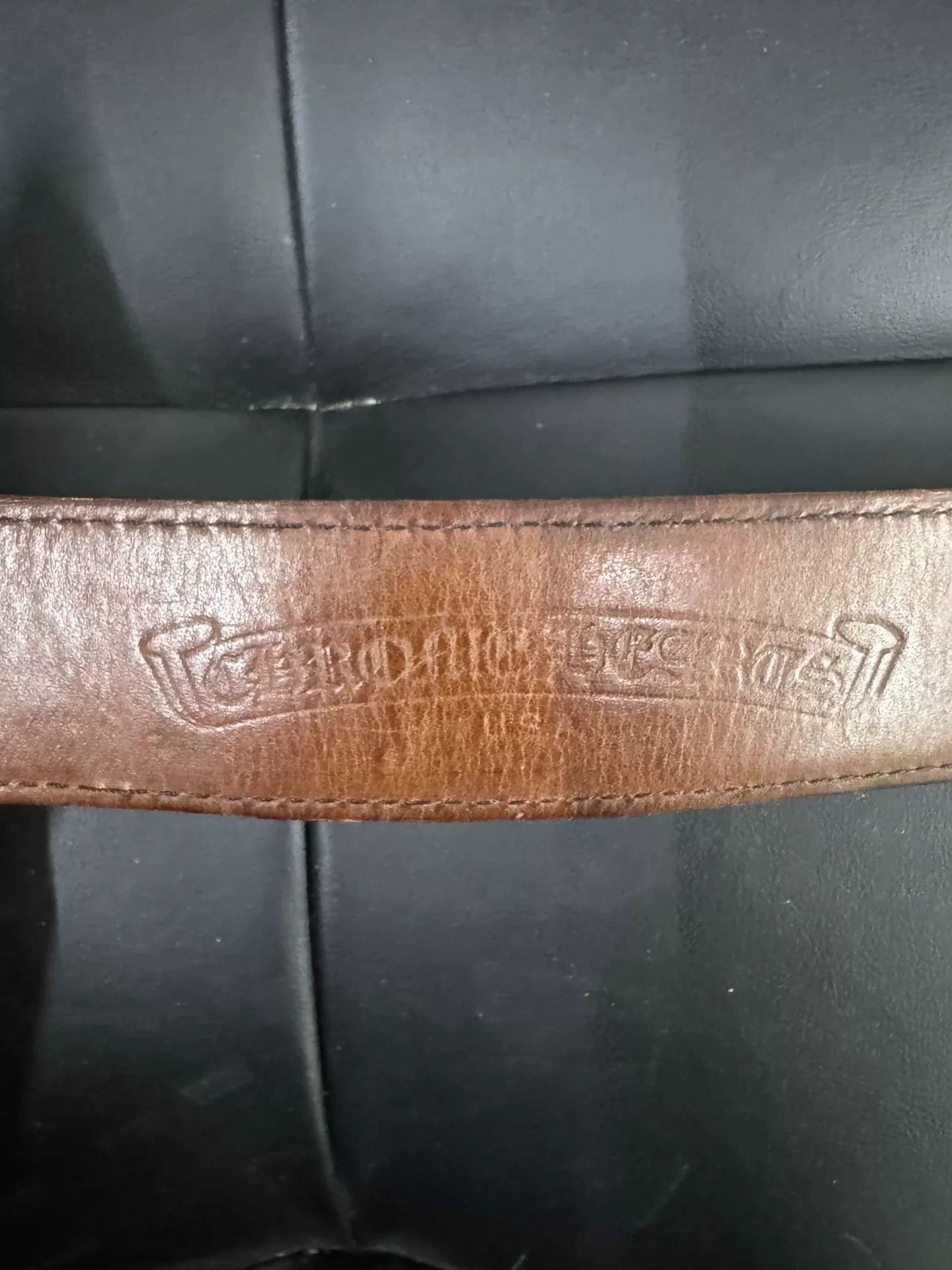 Chrome Hearts Chrome Hearts Brown Leather Belt Size ONE SIZE - 4 Thumbnail