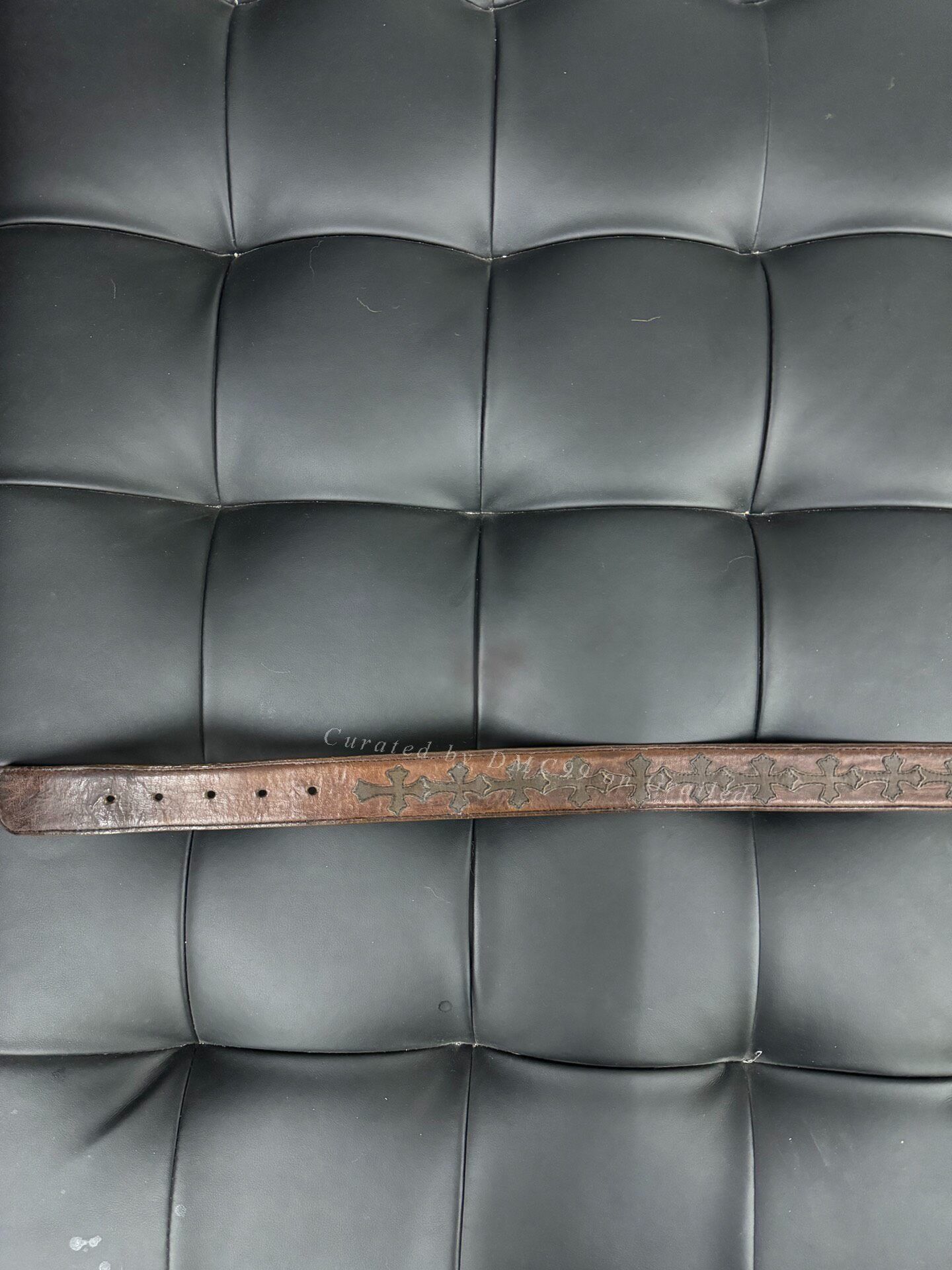 Chrome Hearts Chrome Hearts Brown Leather Belt Size ONE SIZE - 2 Thumbnail